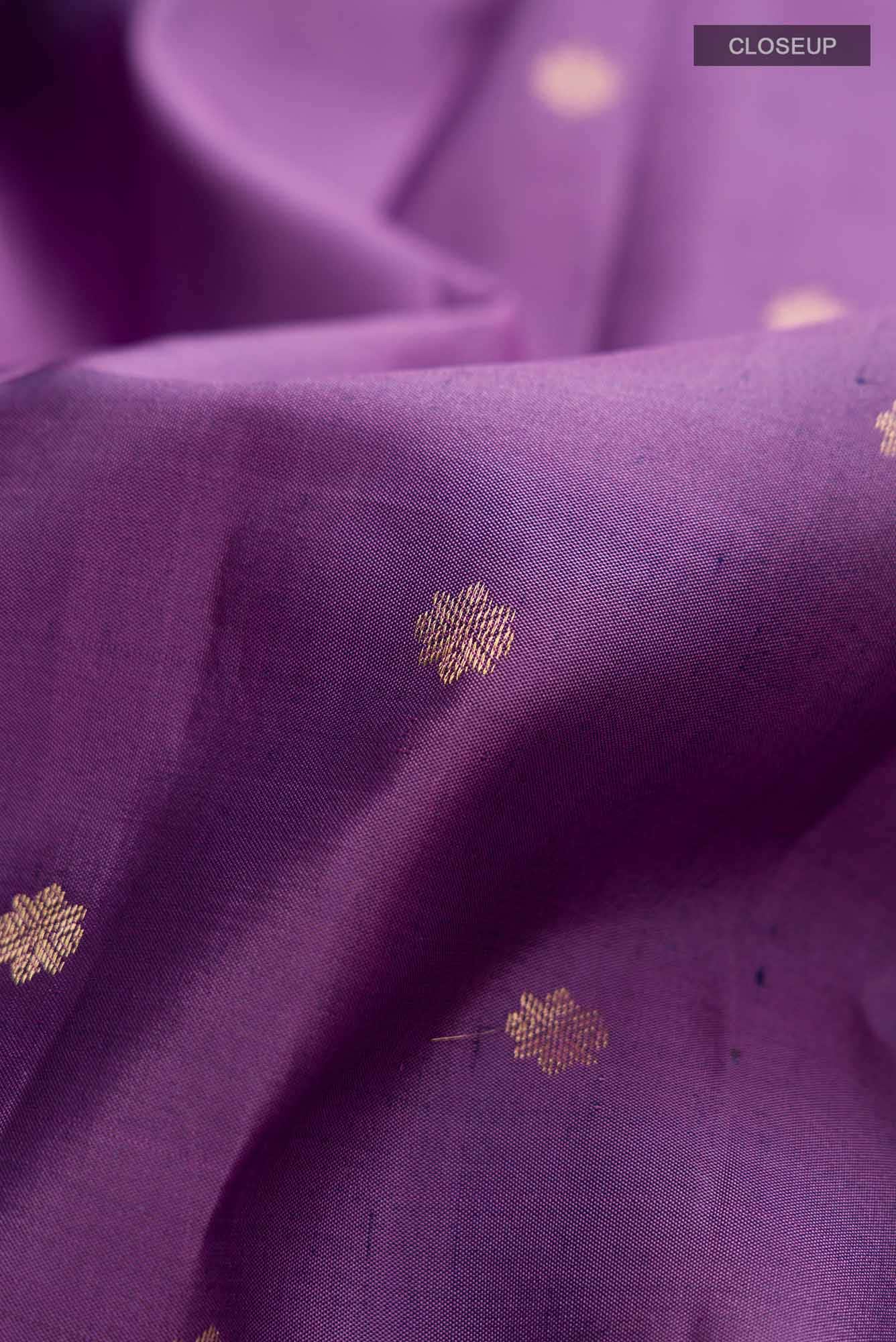 Violet Kanchipuram Silk Saree