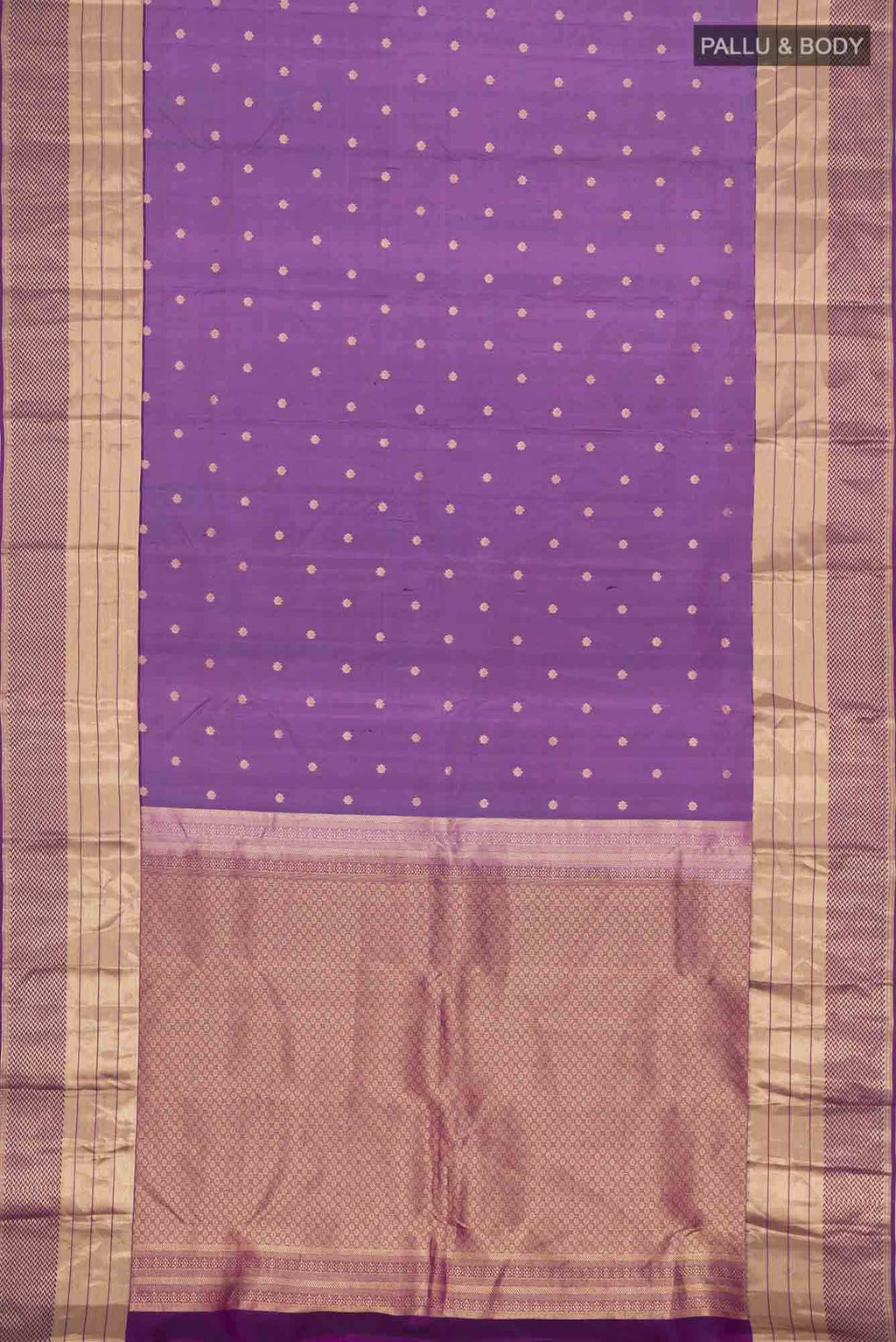 Violet Kanchipuram Silk Saree