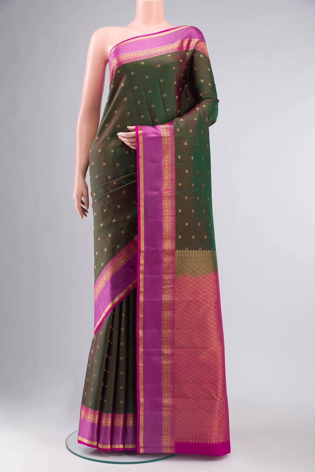 Green Kanchipuram Silk Saree
