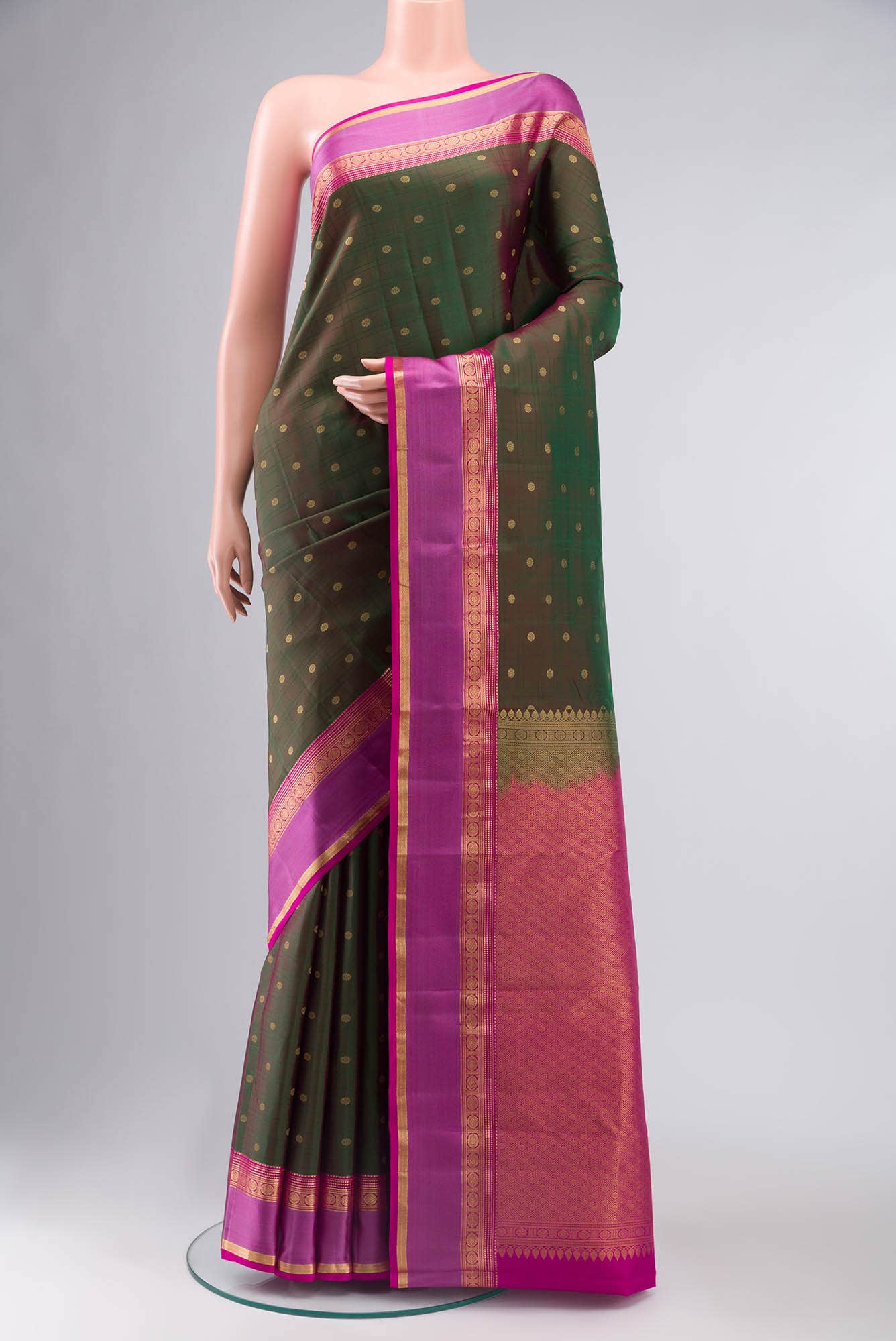Green Kanchipuram Silk Saree