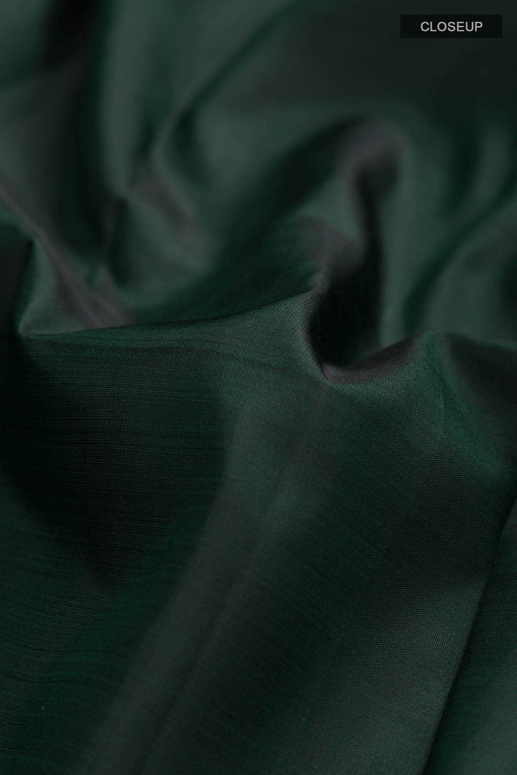 Bottle Green Kanchipuram Silk Saree
