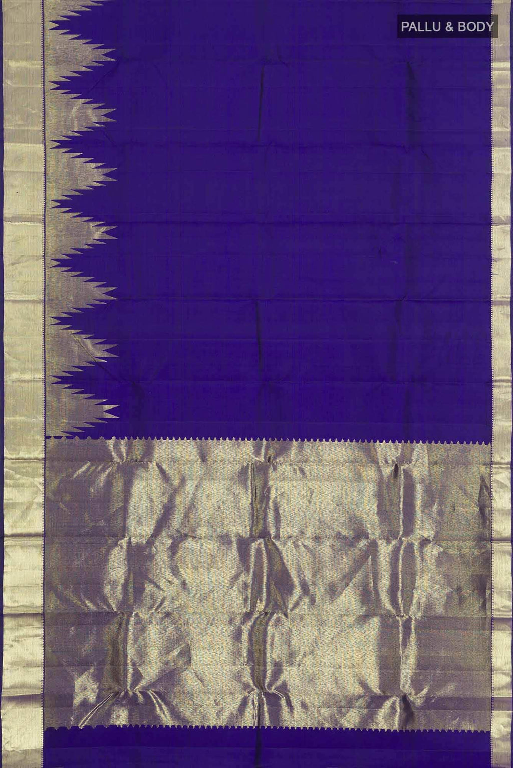 Blue Kanchipuram Silk Saree