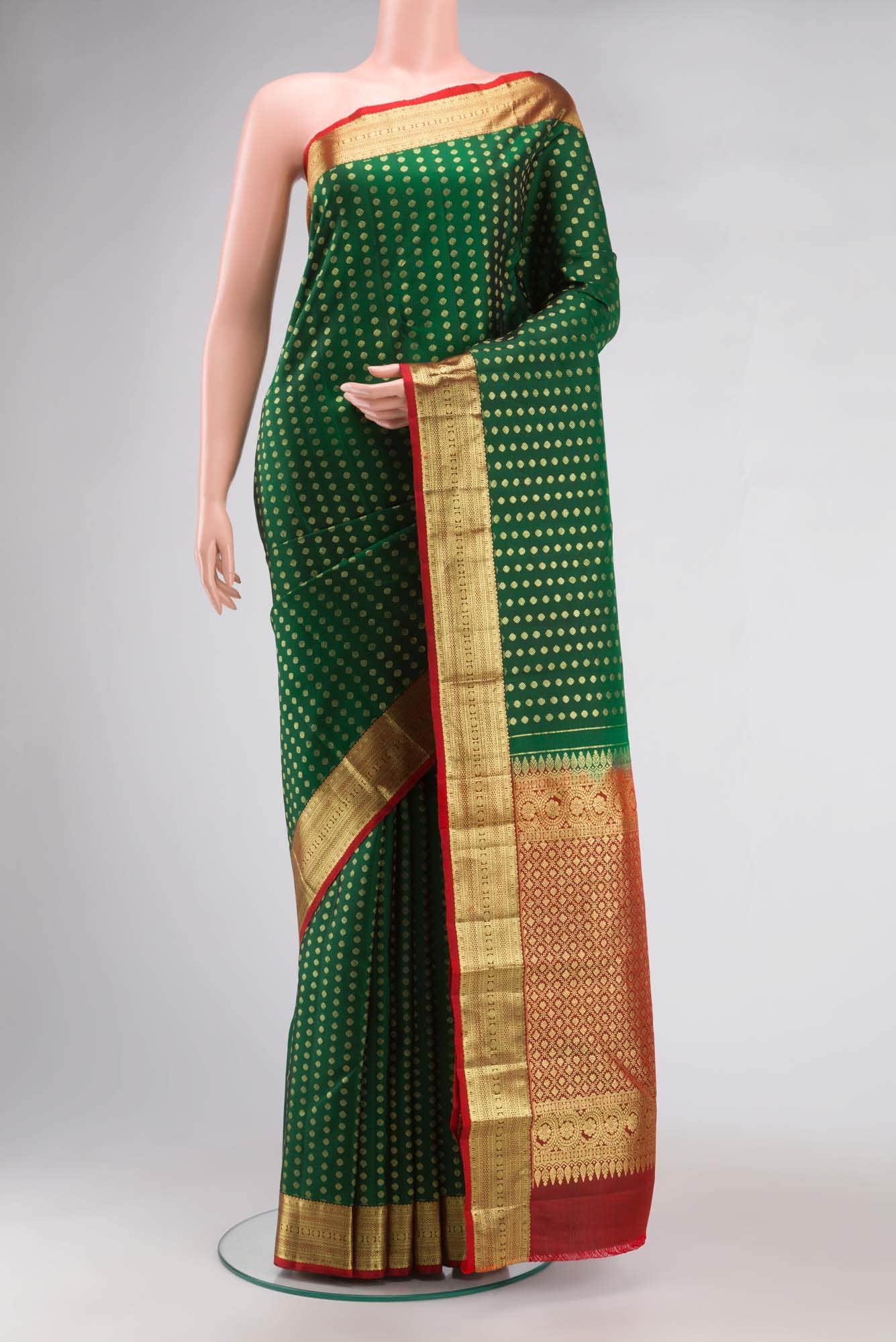 Green Kanchipuram Silk Saree