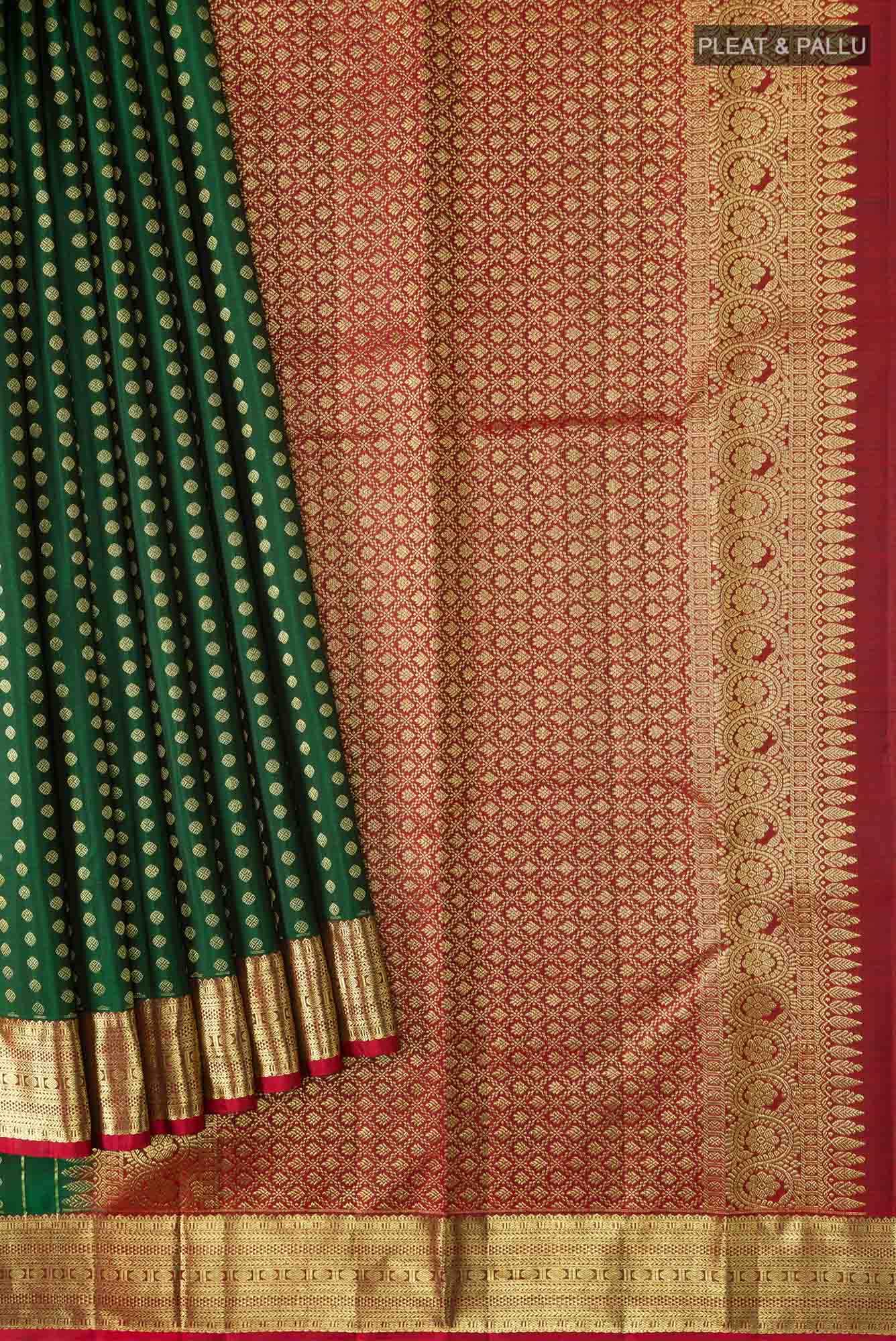 Green Kanchipuram Silk Saree