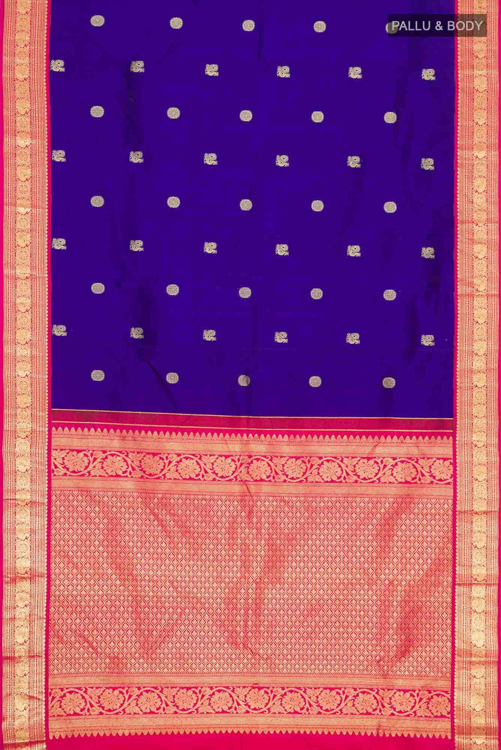 Blue Kanchipuram Silk Saree
