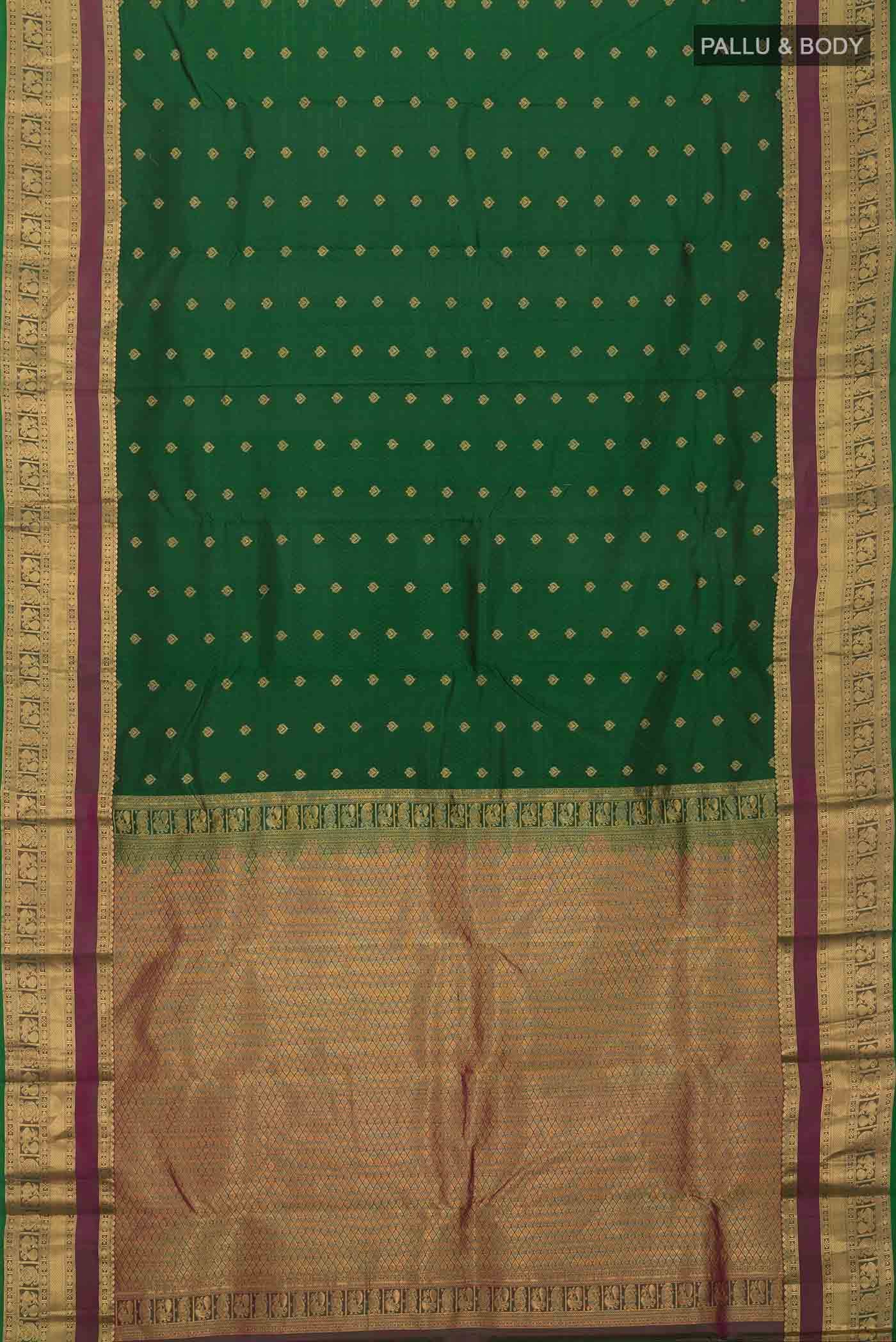 Green Kanchipuram Silk Saree