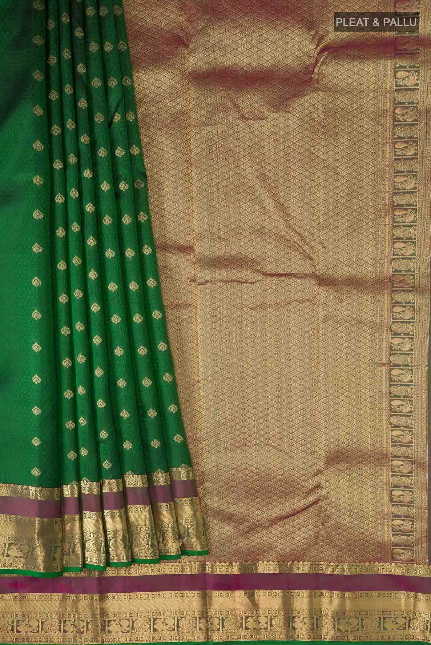Green Kanchipuram Silk Saree