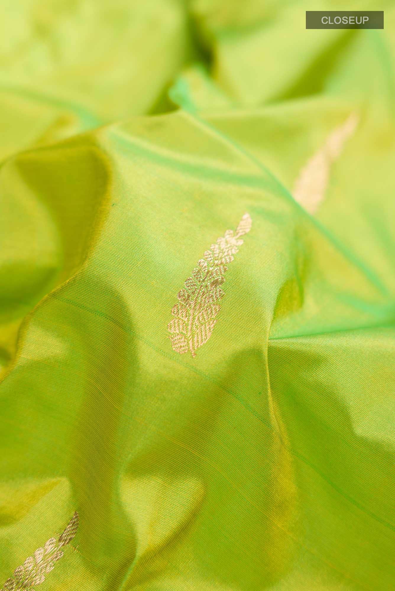 Green Bangalore Silk Saree