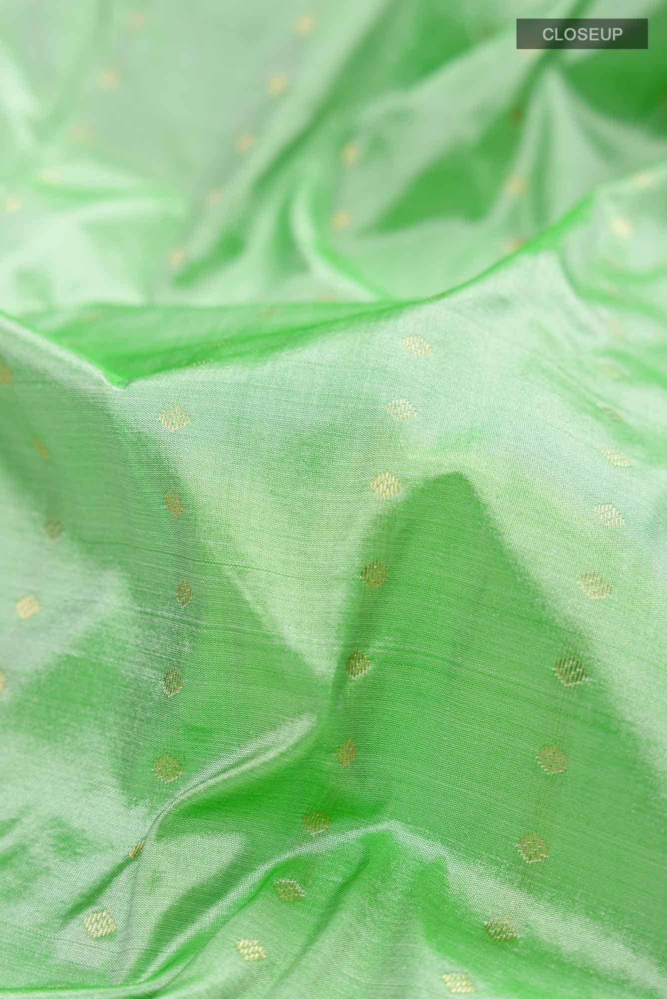 Green Bangalore Silk Saree