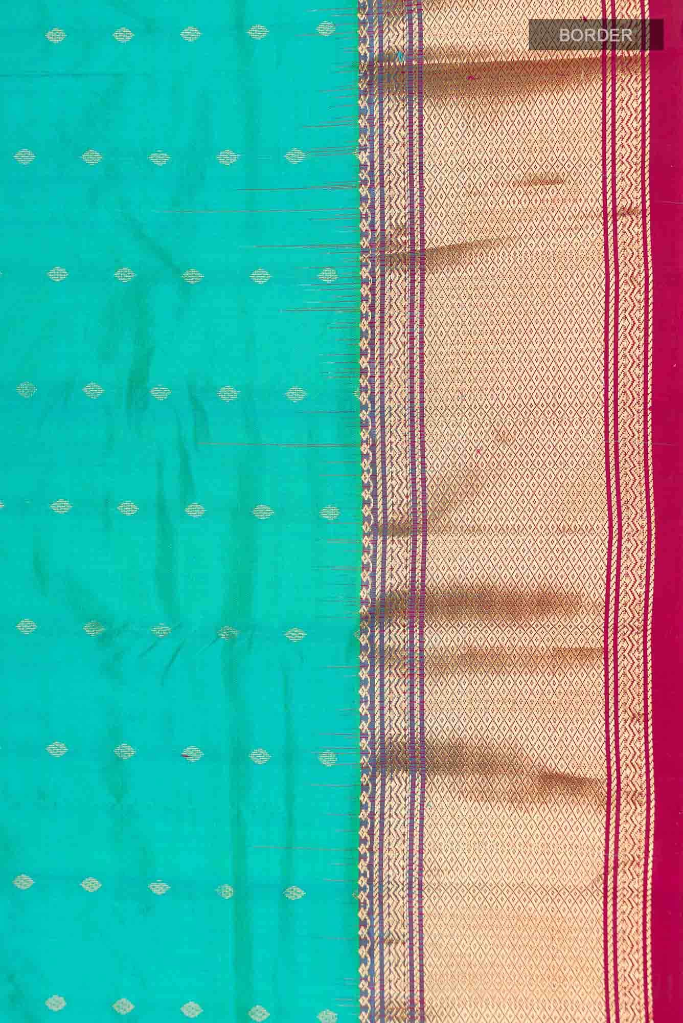 Blue Bangalore Silk Saree
