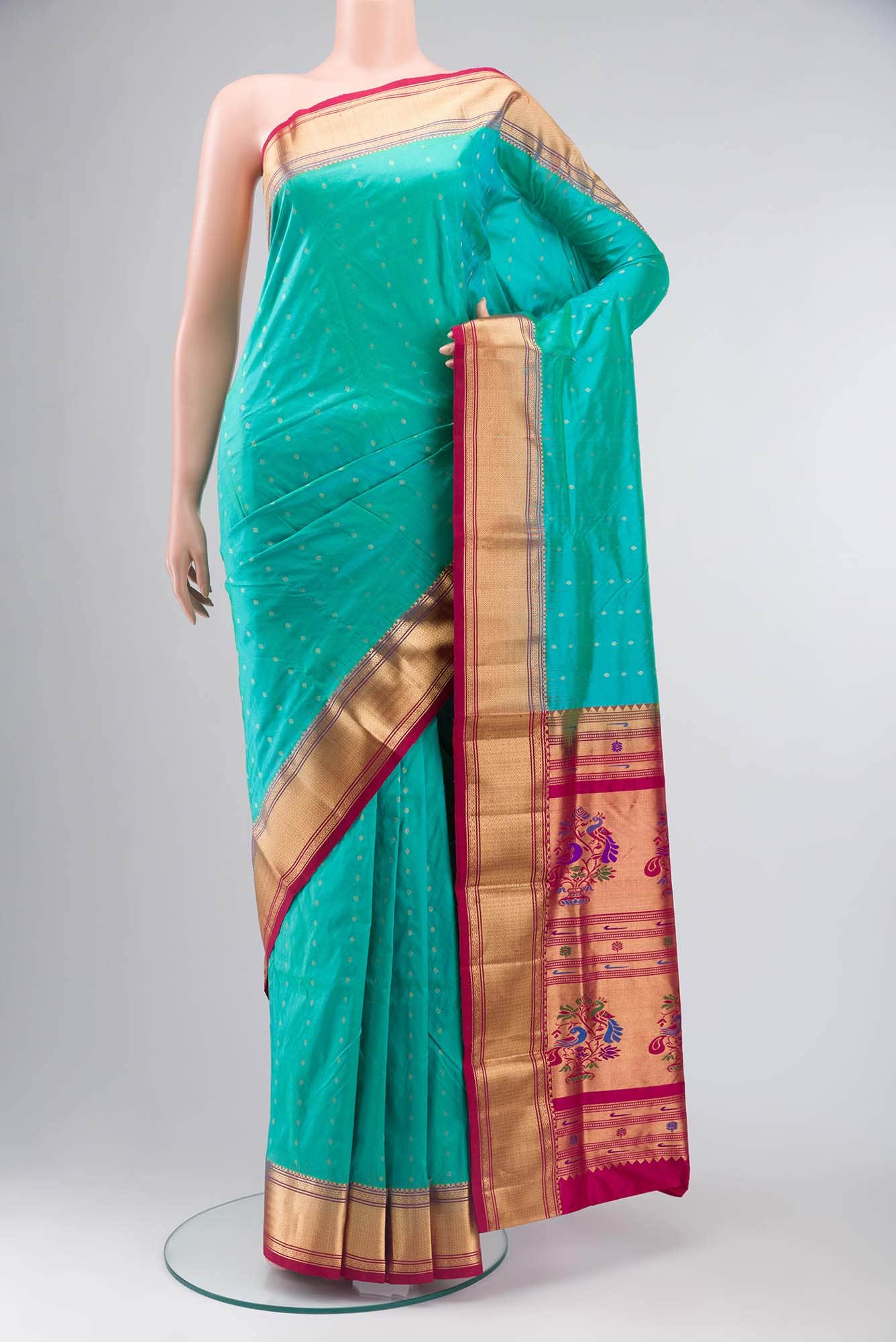 Blue Bangalore Silk Saree