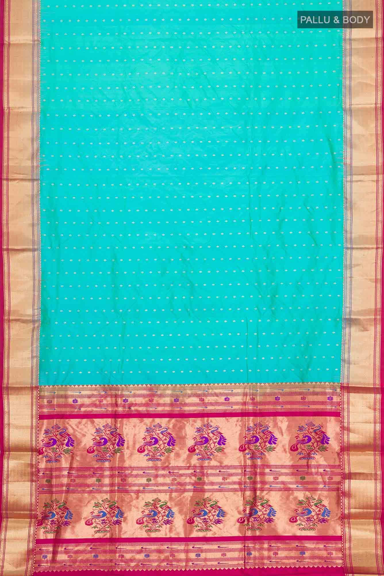 Blue Bangalore Silk Saree