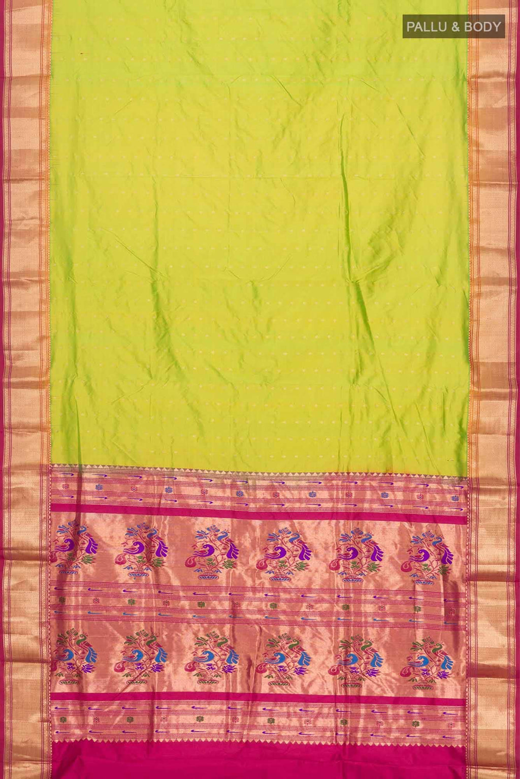 Green Bangalore Silk Saree