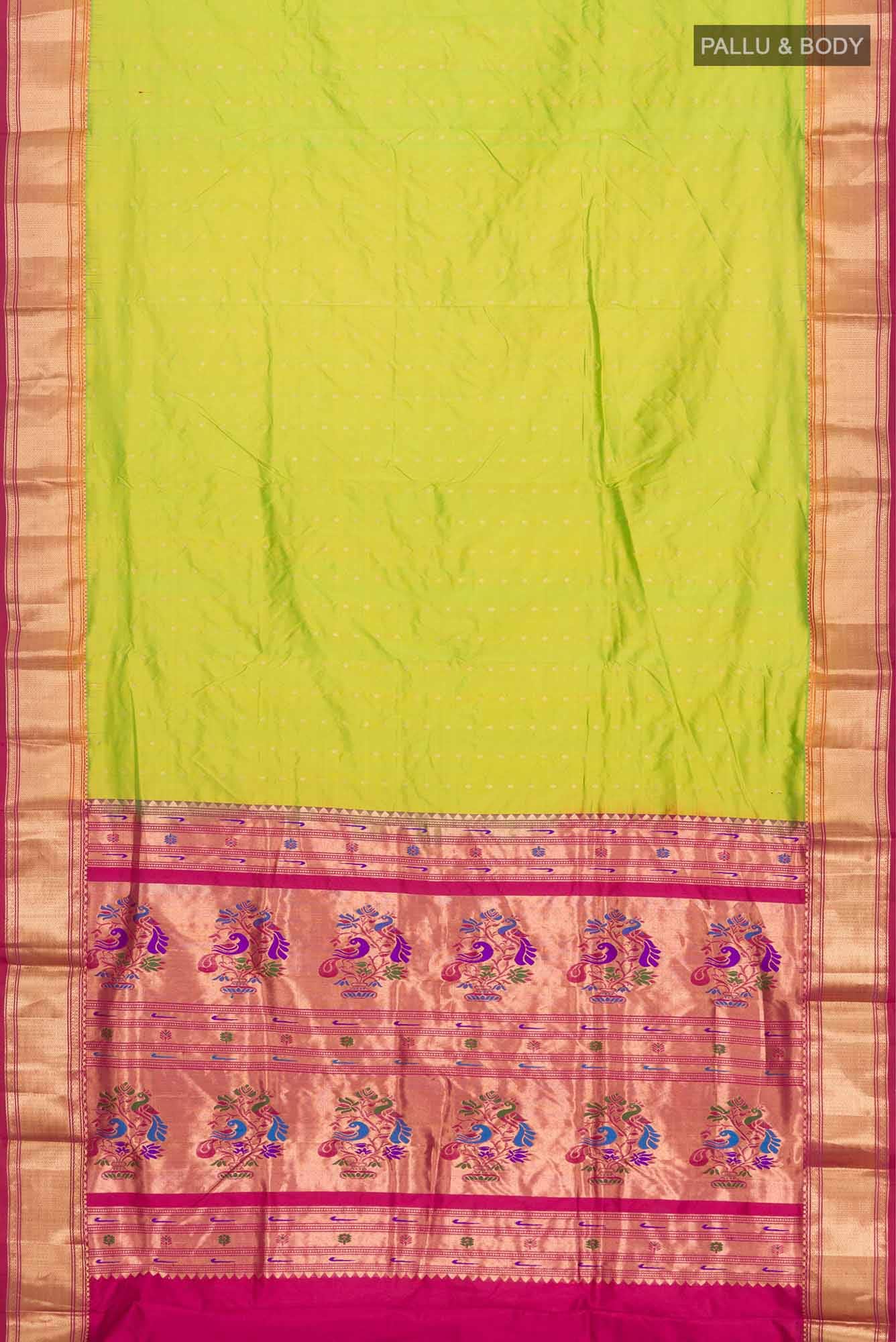 Green Bangalore Silk Saree