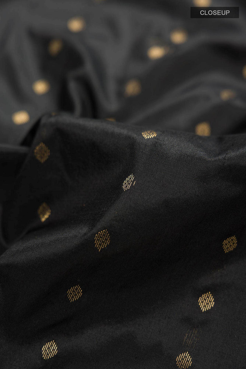 Black Bangalore Silk Saree
