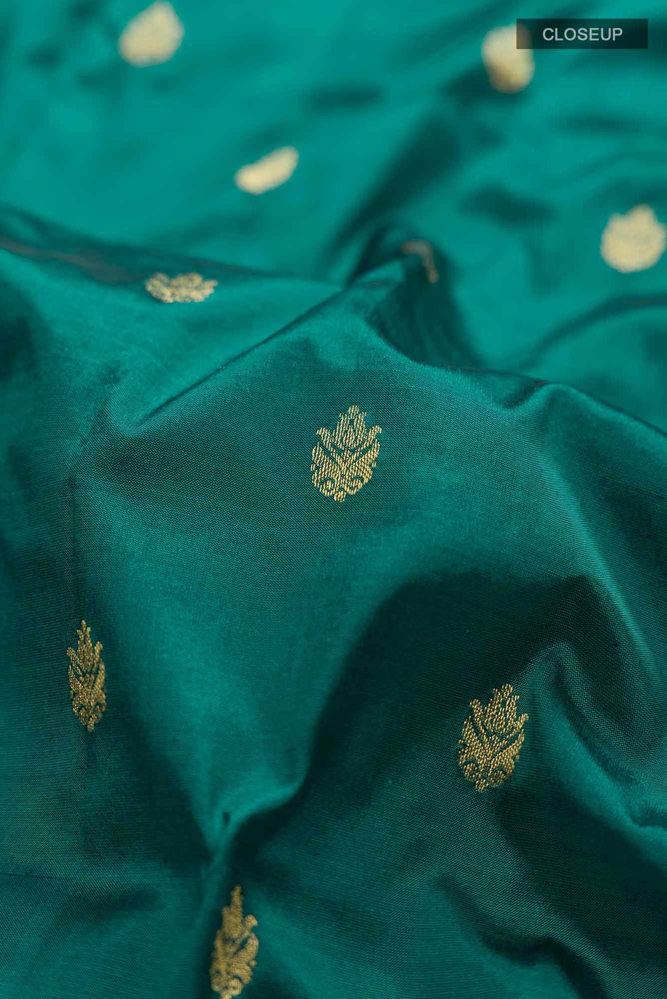 Green Bangalore Silk Saree