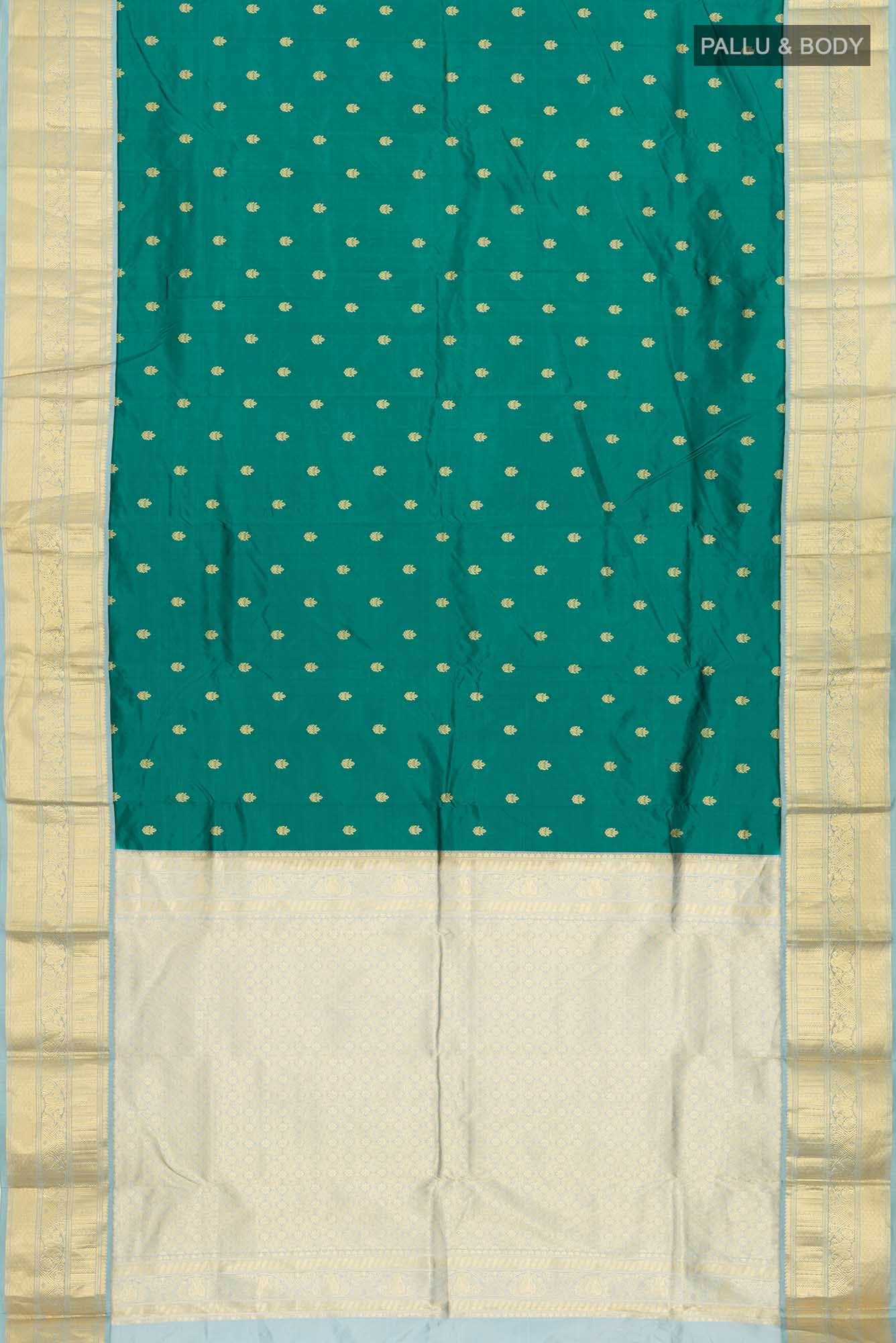 Green Bangalore Silk Saree