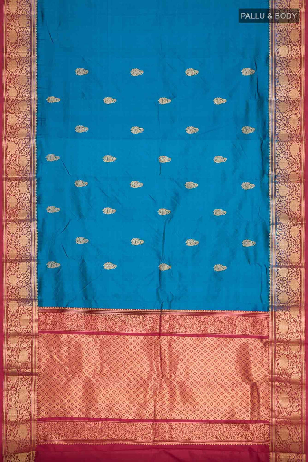 Blue Bangalore Silk Saree