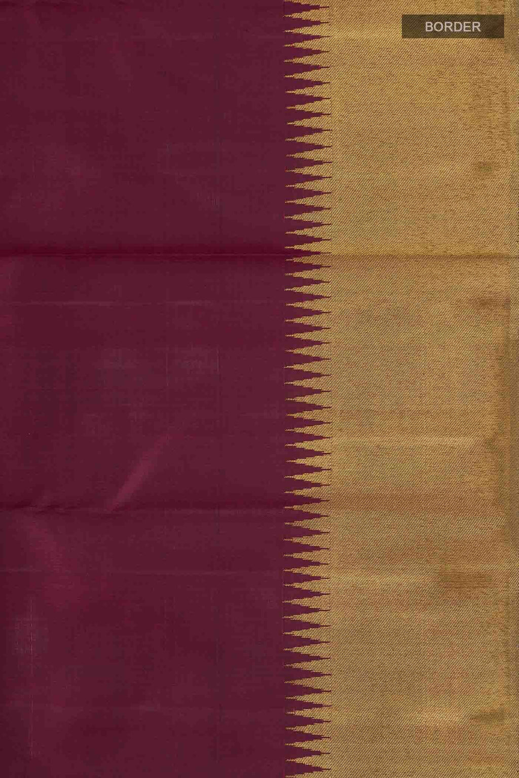 Maroon Kanchipuram Silk Saree