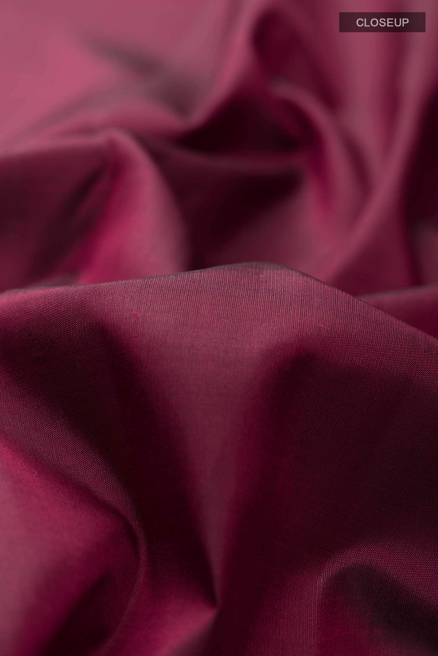 Maroon Kanchipuram Silk Saree