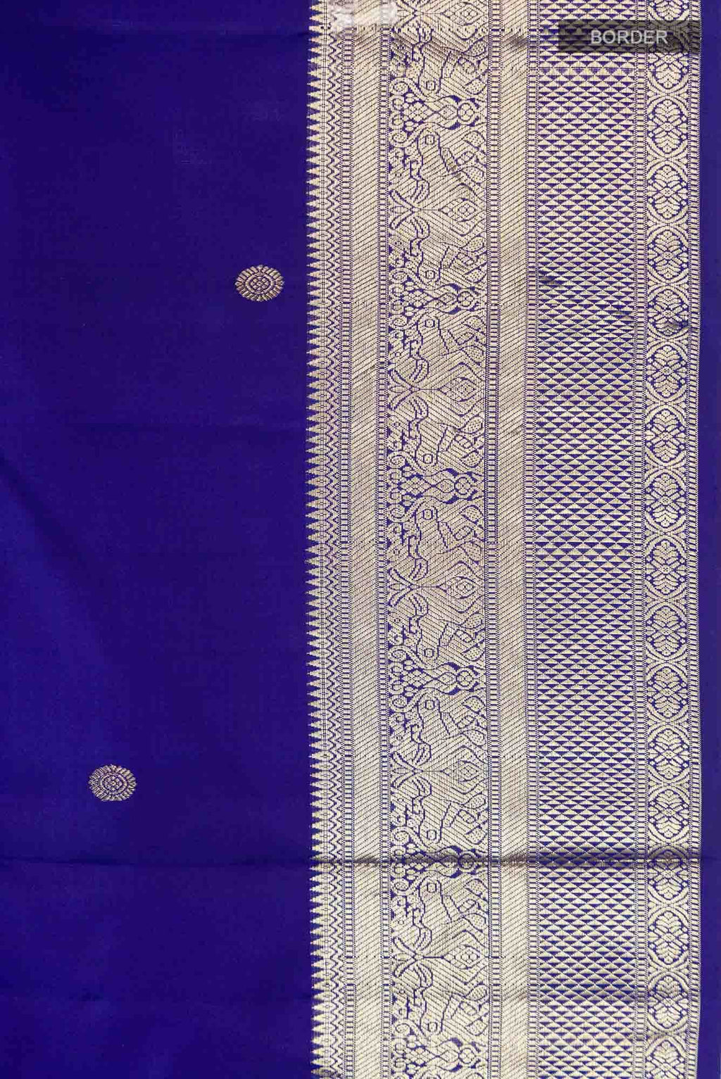 Blue Kanchipuram Silk Saree