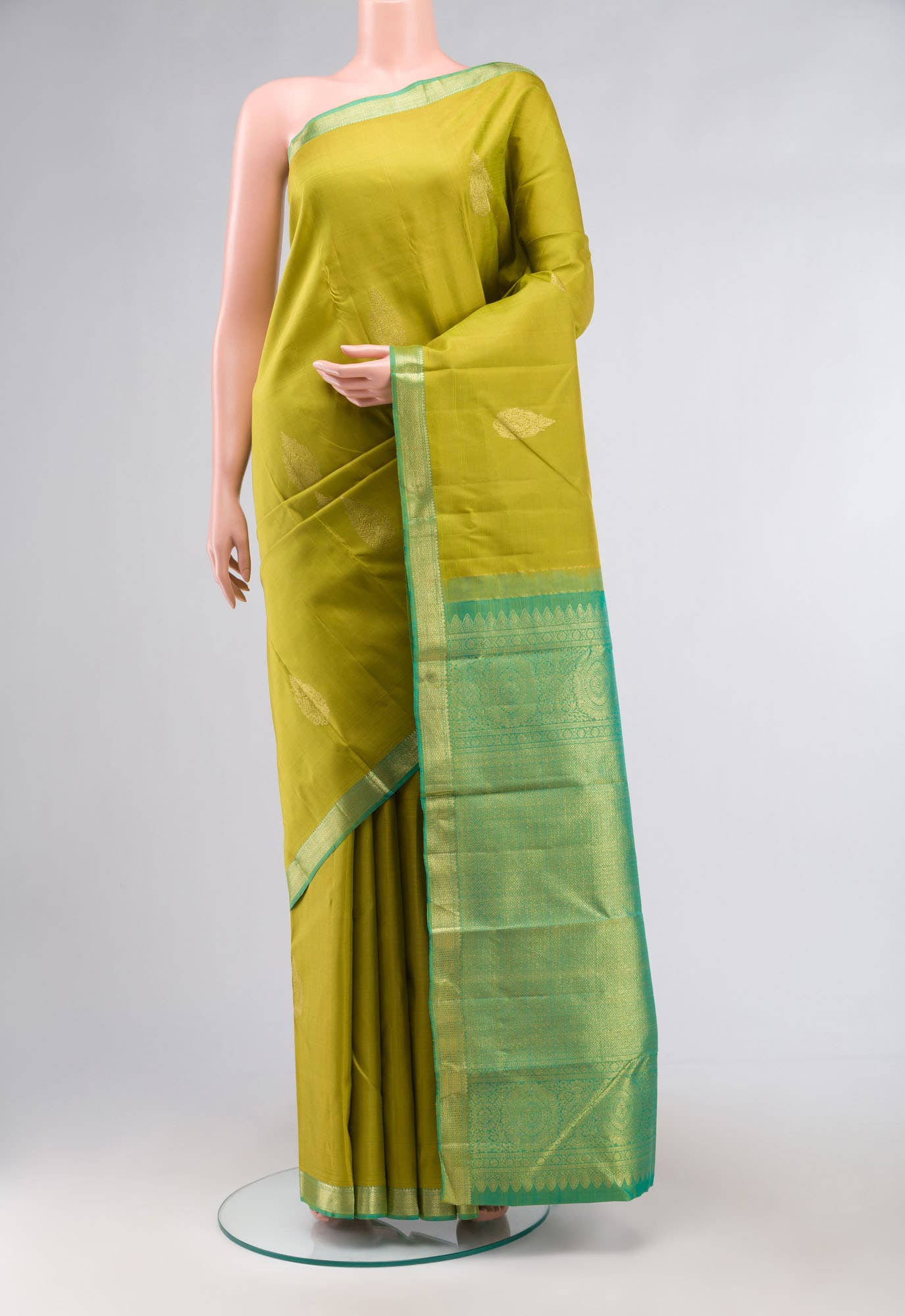 Green Kanchipuram Silk Saree