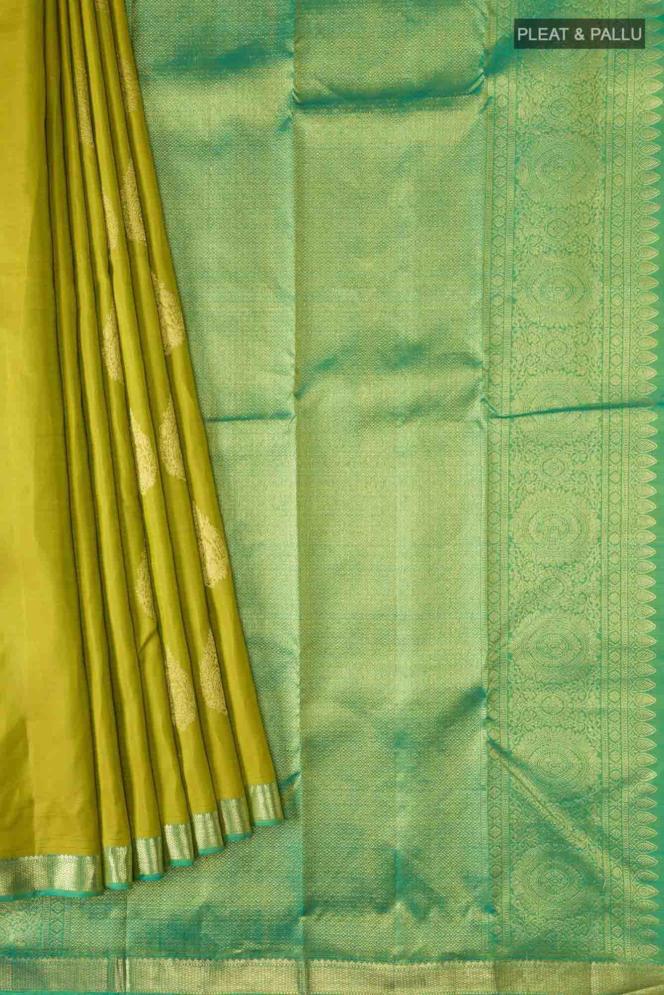 Green Kanchipuram Silk Saree