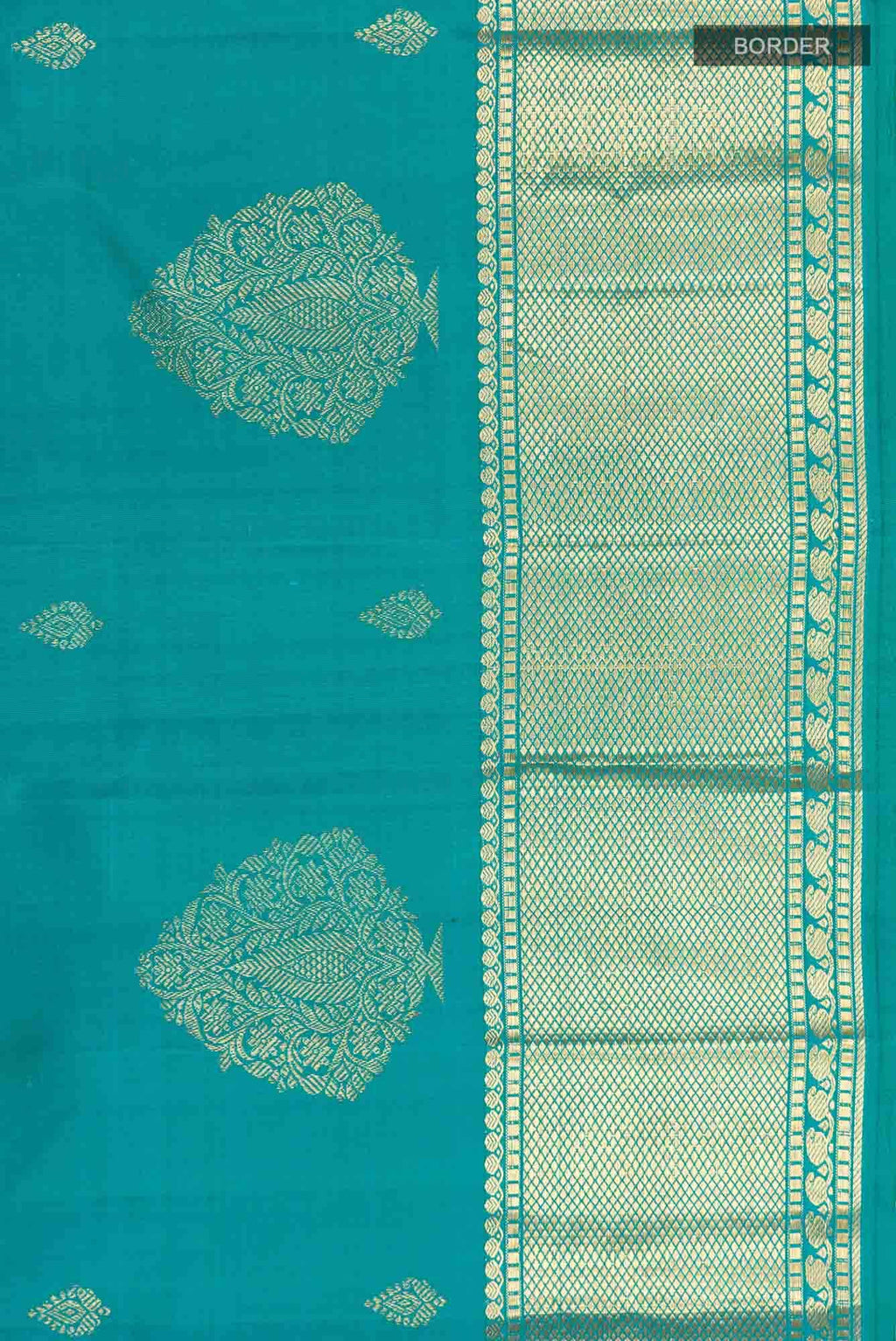 Blue Kanchipuram Silk Saree