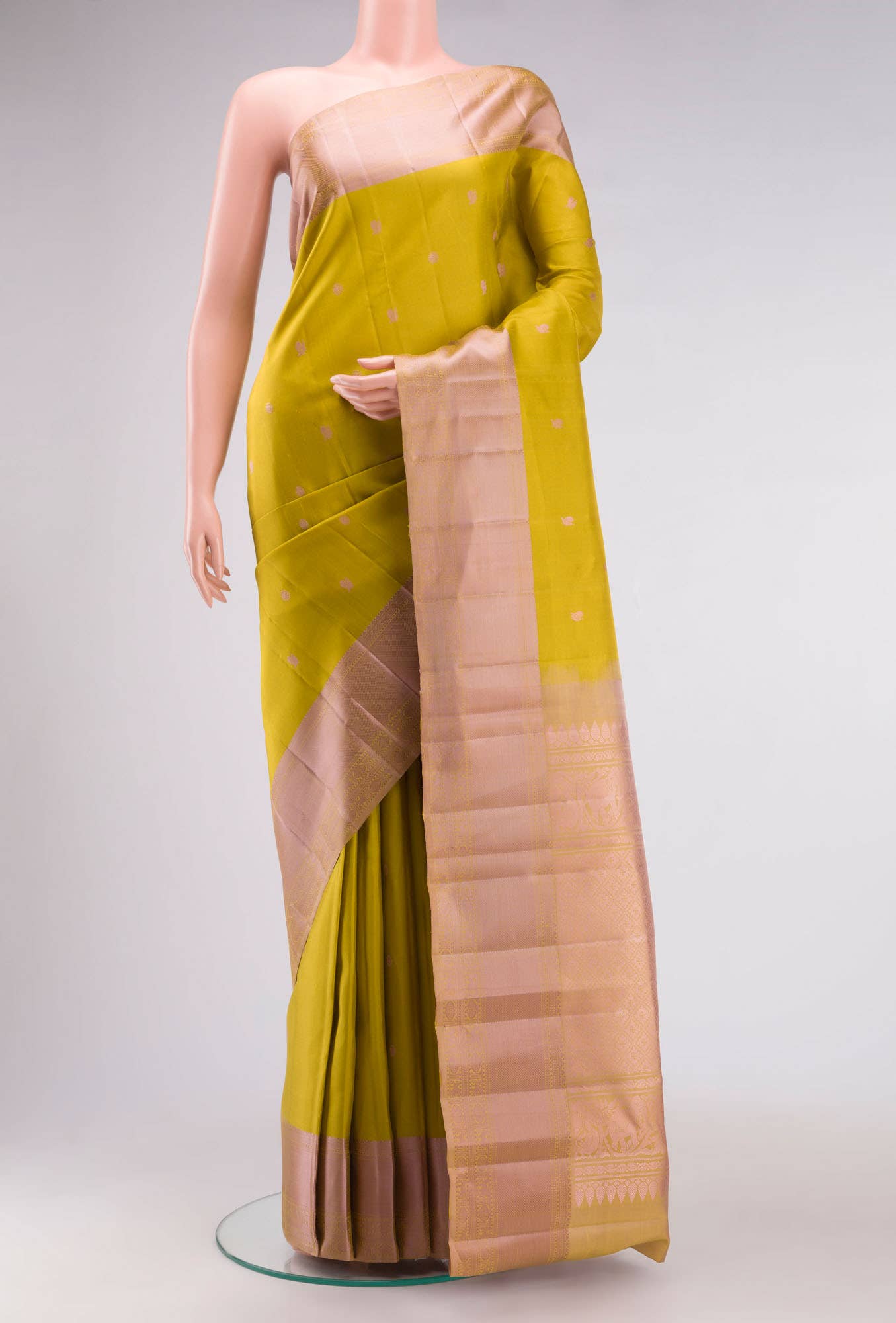 Green Kanchipuram Silk Saree
