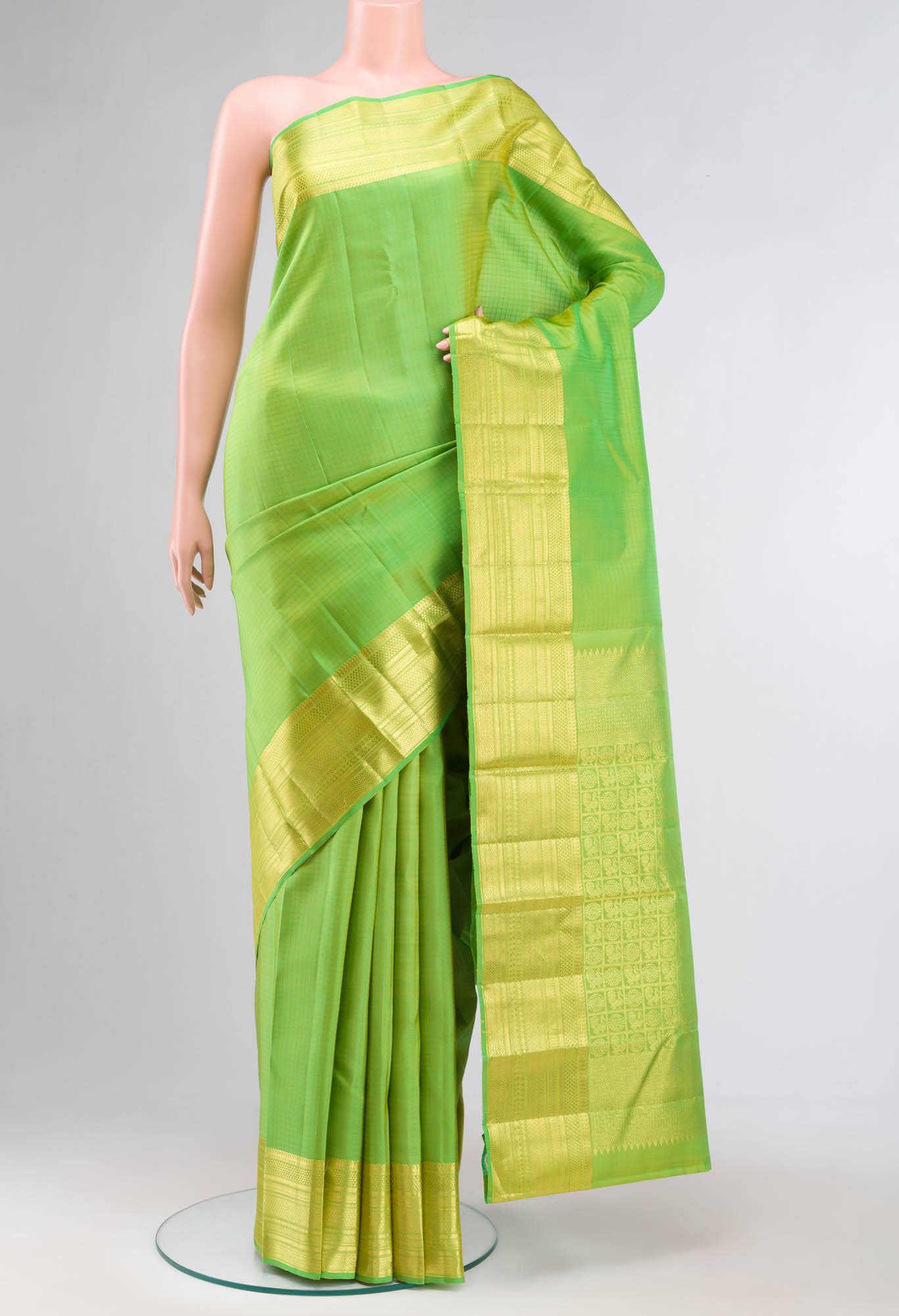 Green Kanchipuram Silk Saree