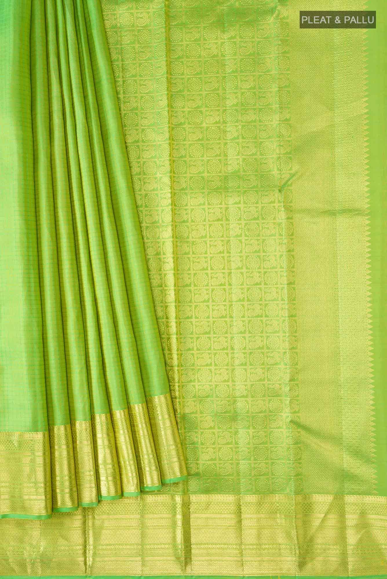 Green Kanchipuram Silk Saree