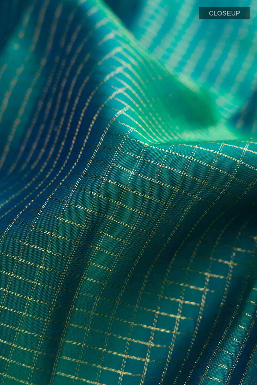 Blue Kanchipuram Silk Saree