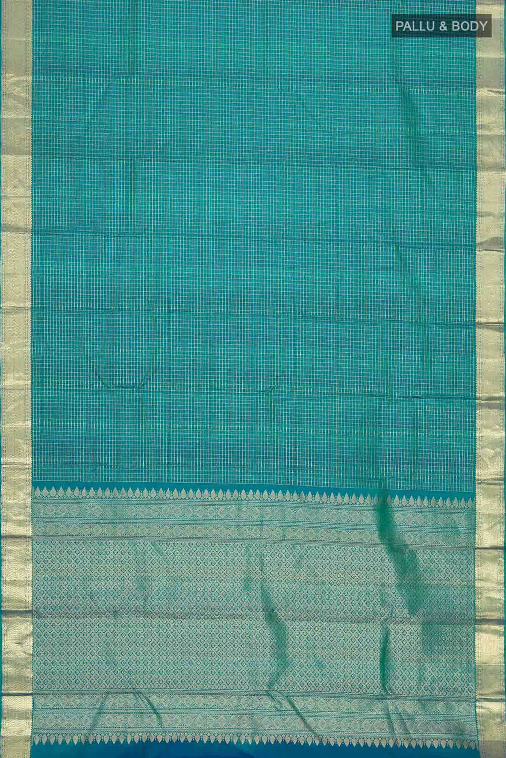 Blue Kanchipuram Silk Saree