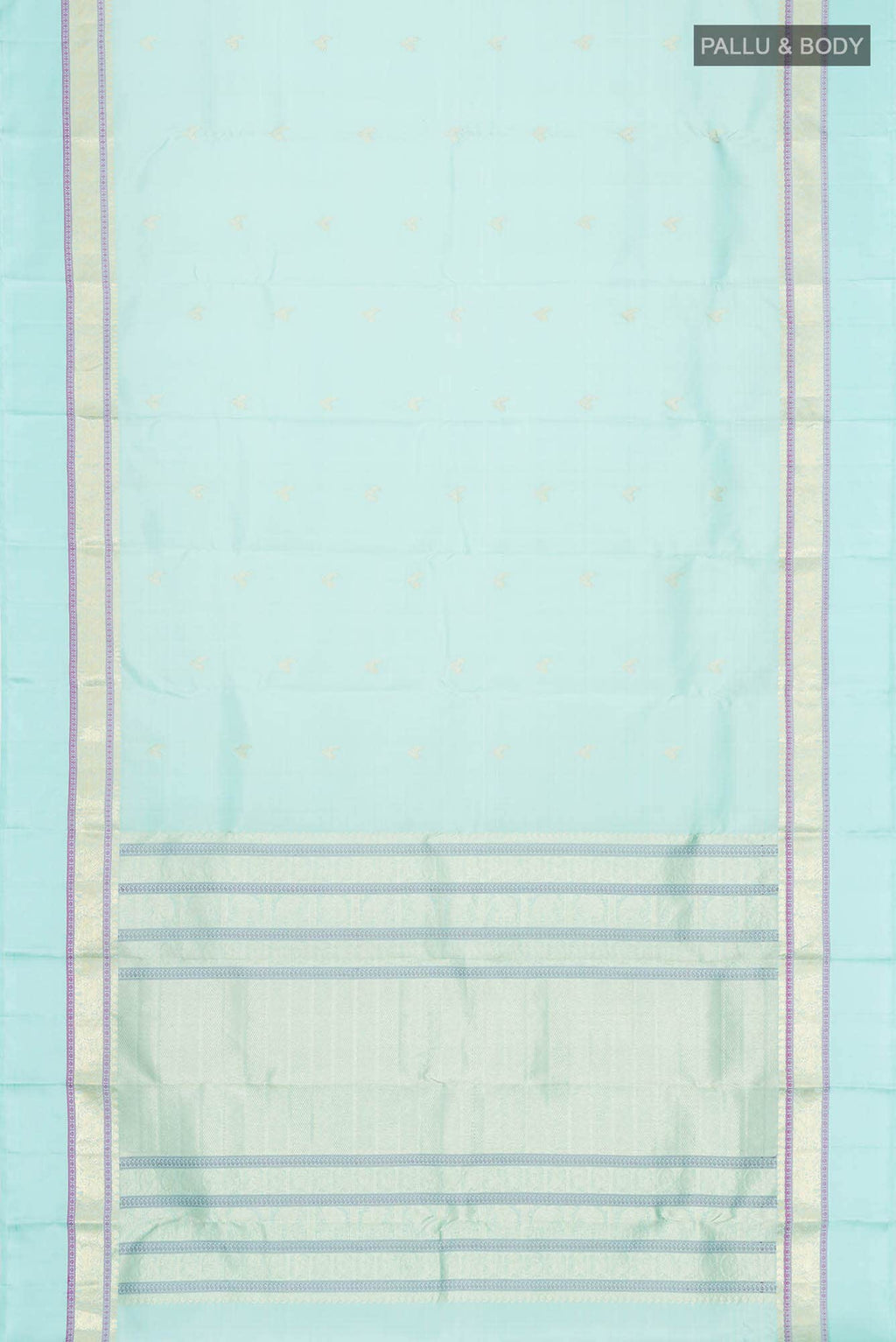 Blue Kanchipuram Silk Saree