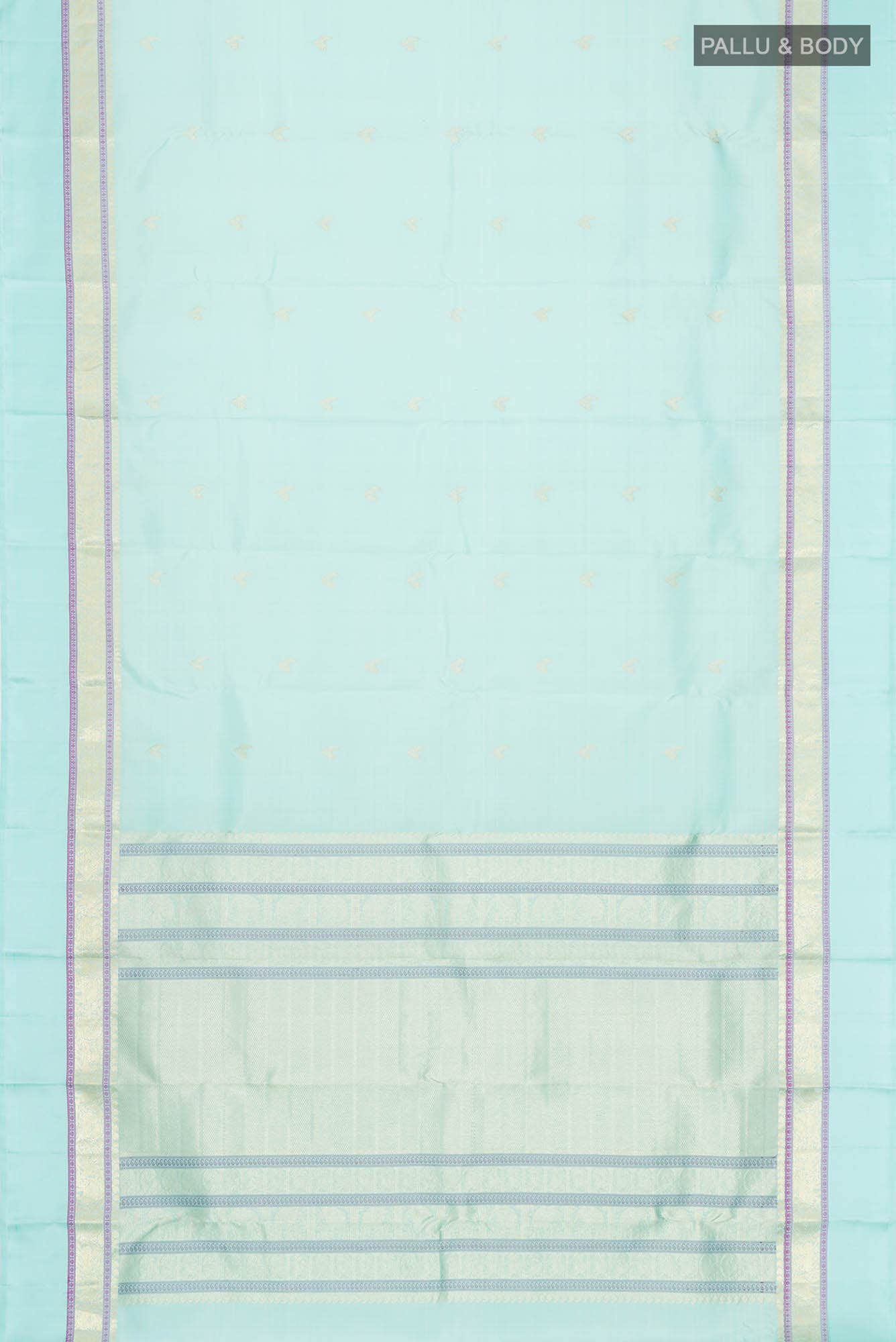 Blue Kanchipuram Silk Saree