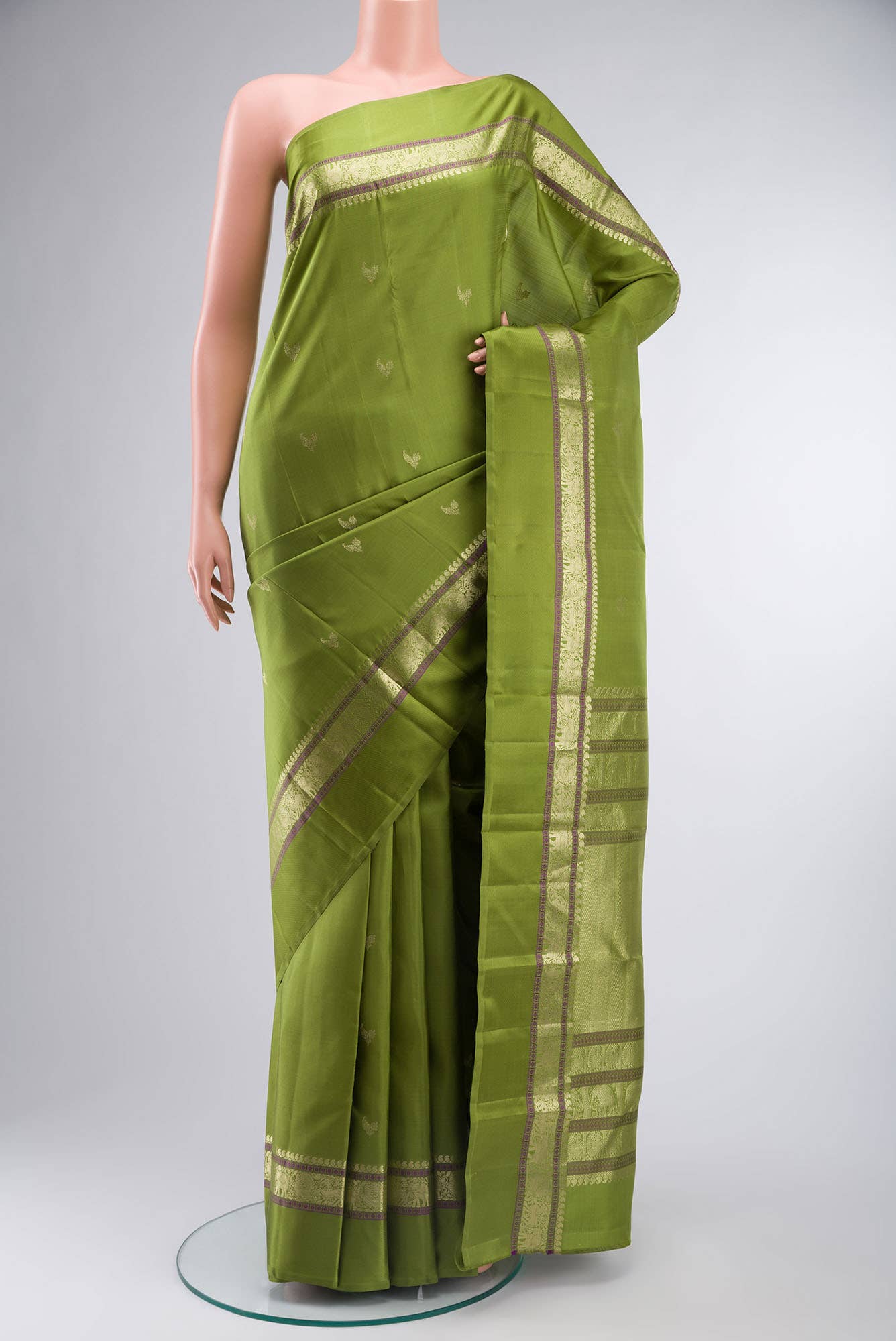 Green Kanchipuram Silk Saree