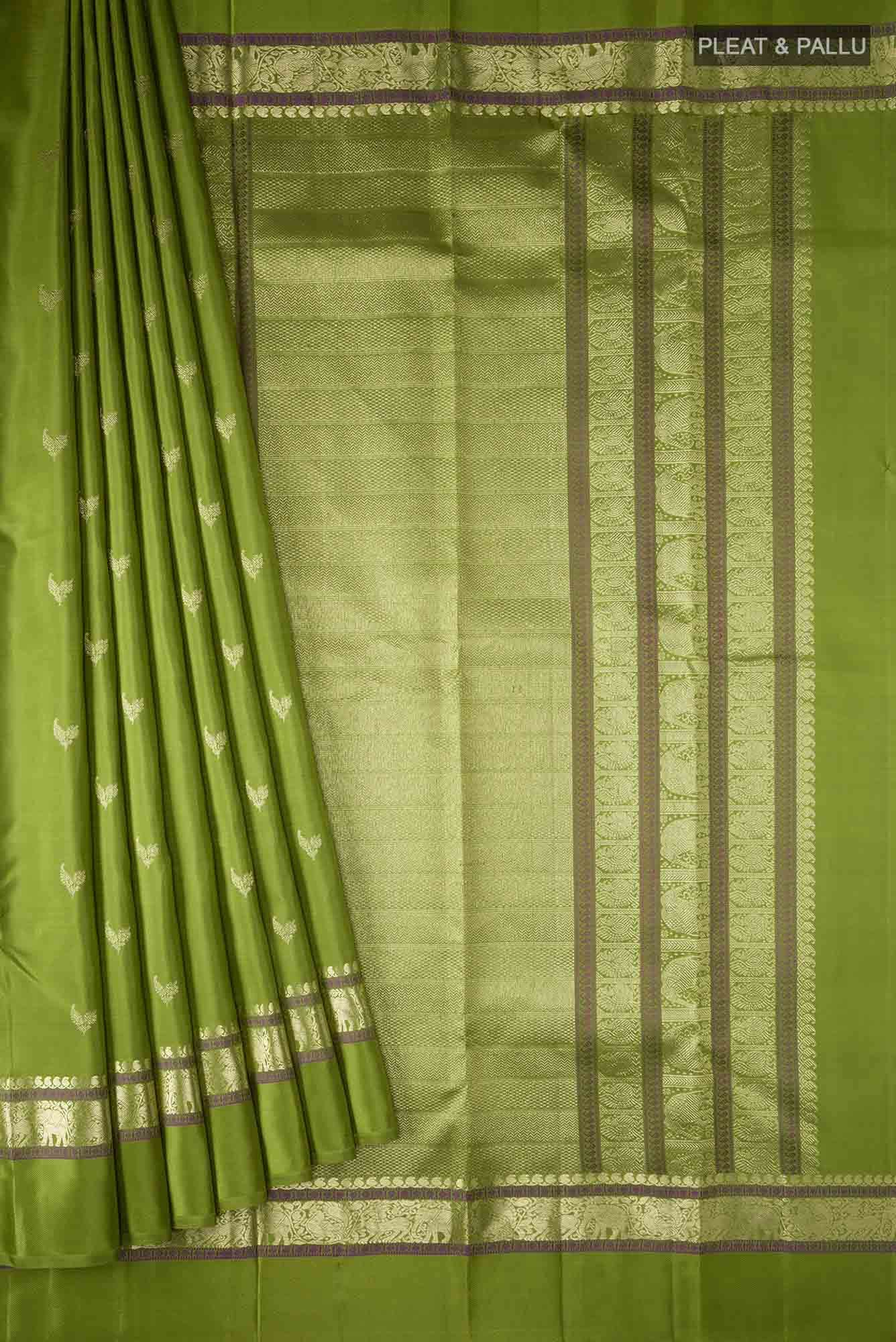 Green Kanchipuram Silk Saree