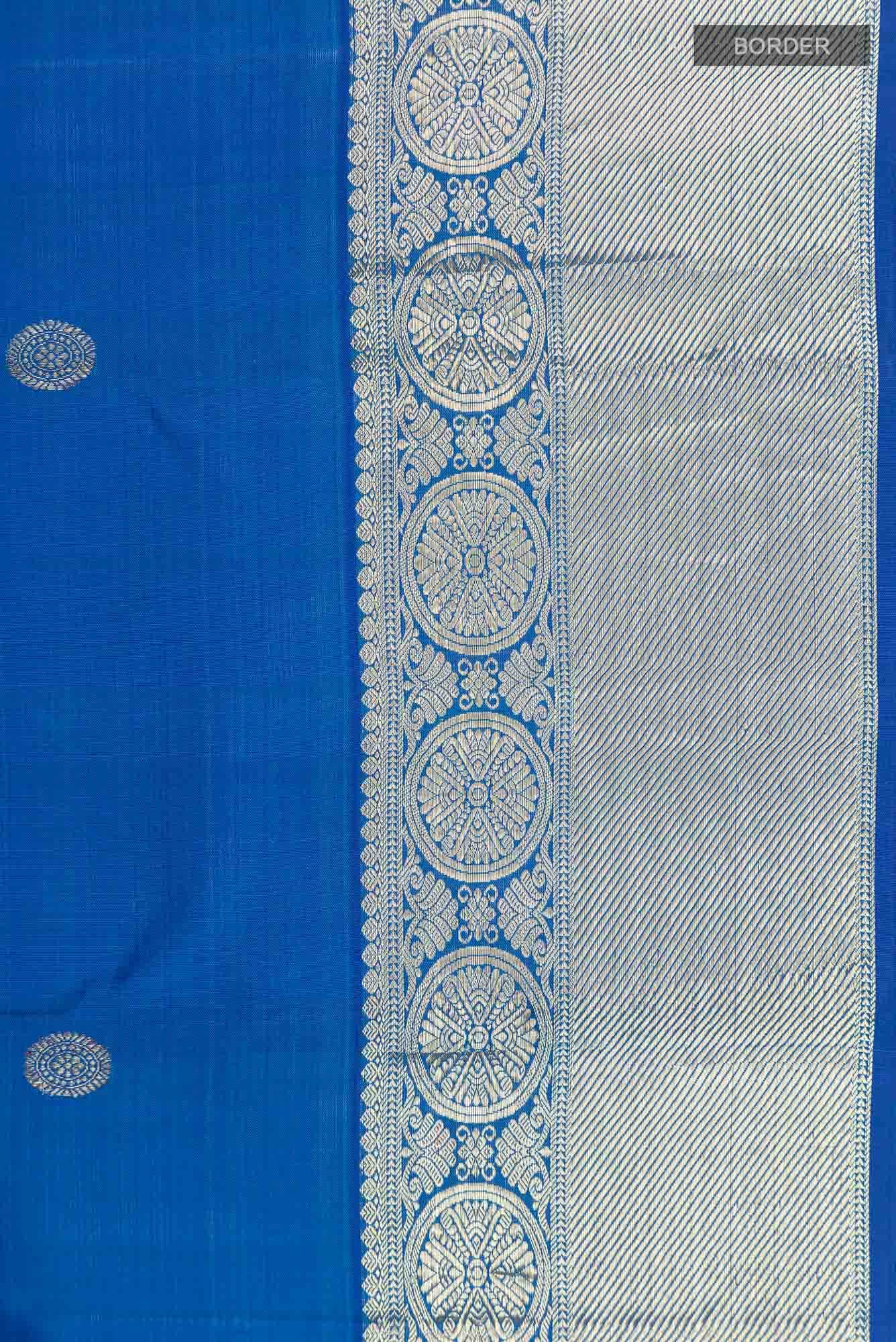 Blue Kanchipuram Silk Saree