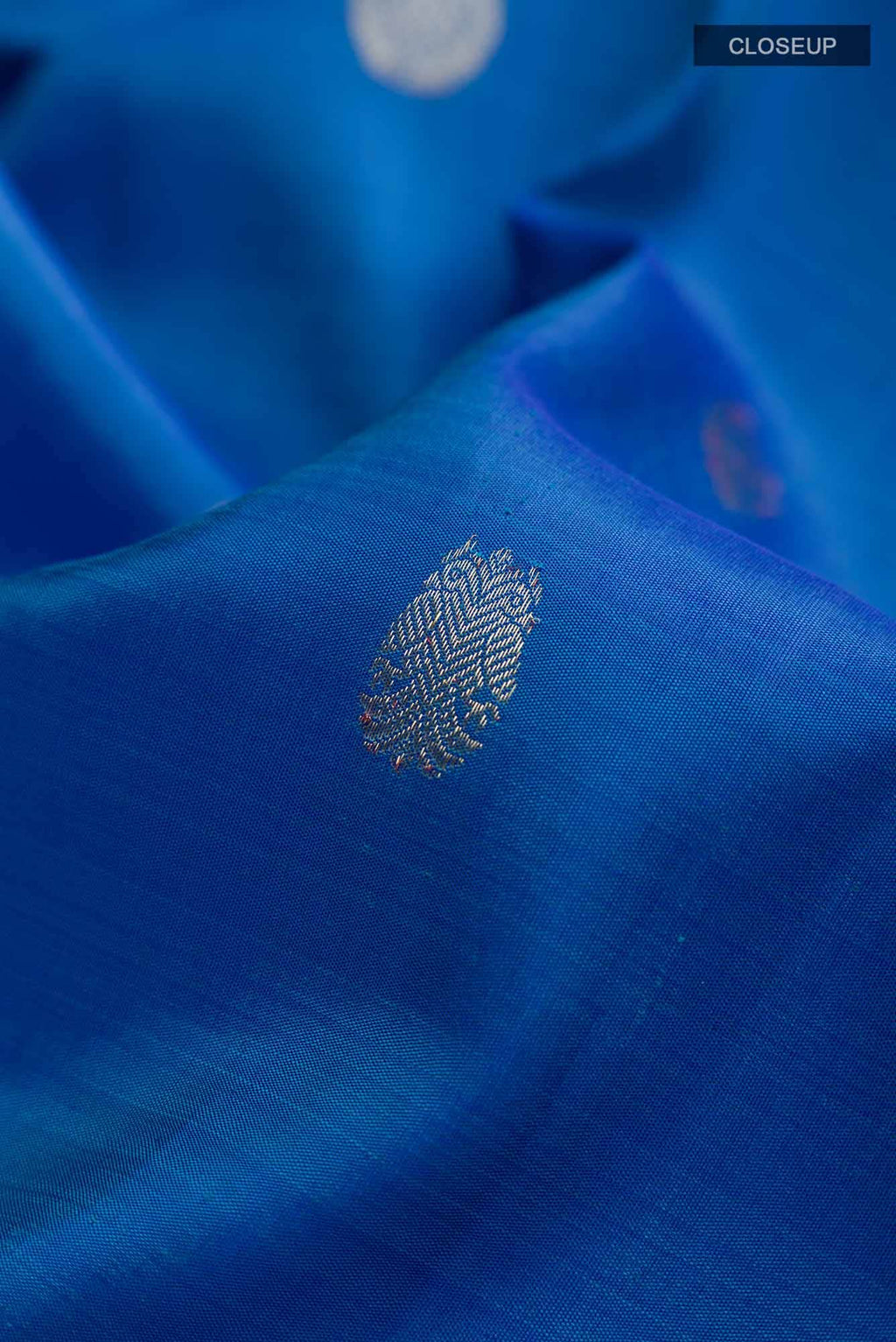 Blue Kanchipuram Silk Saree