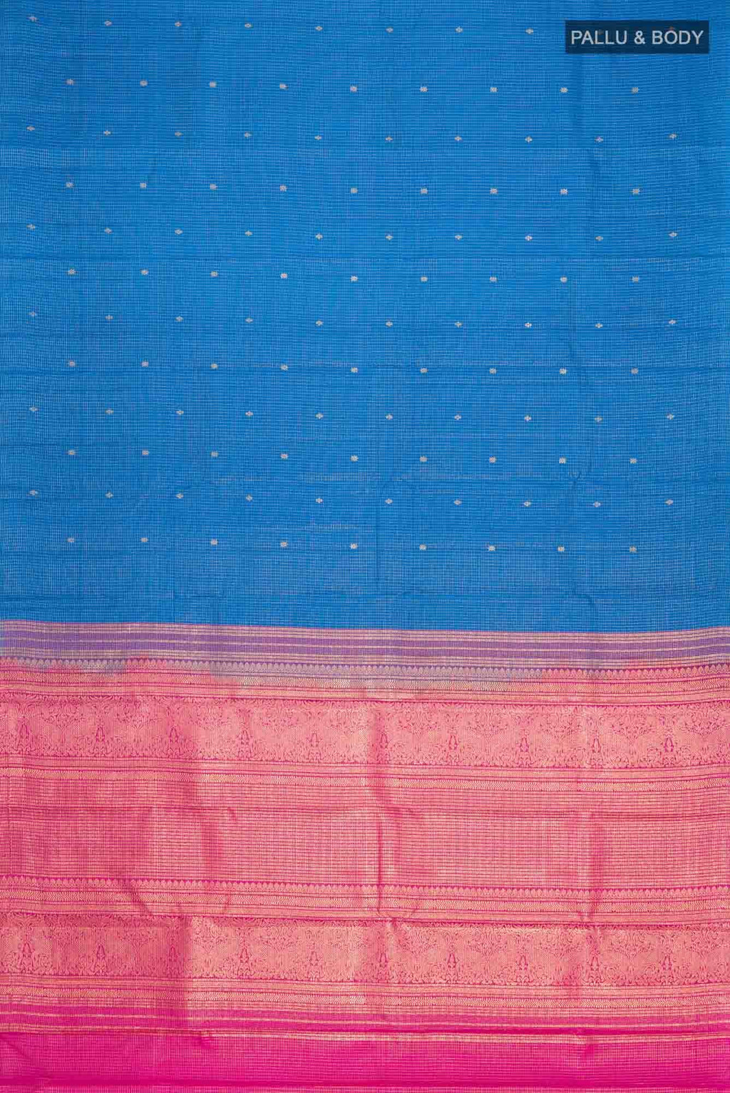 Blue Kanchipuram Silk Saree