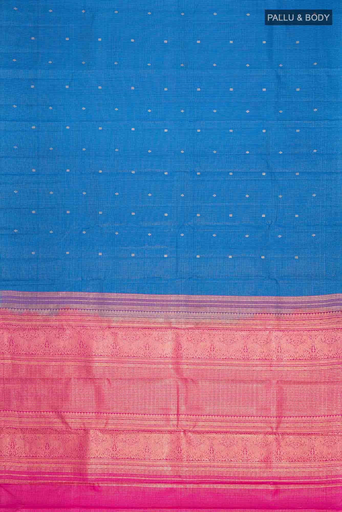 Blue Kanchipuram Silk Saree