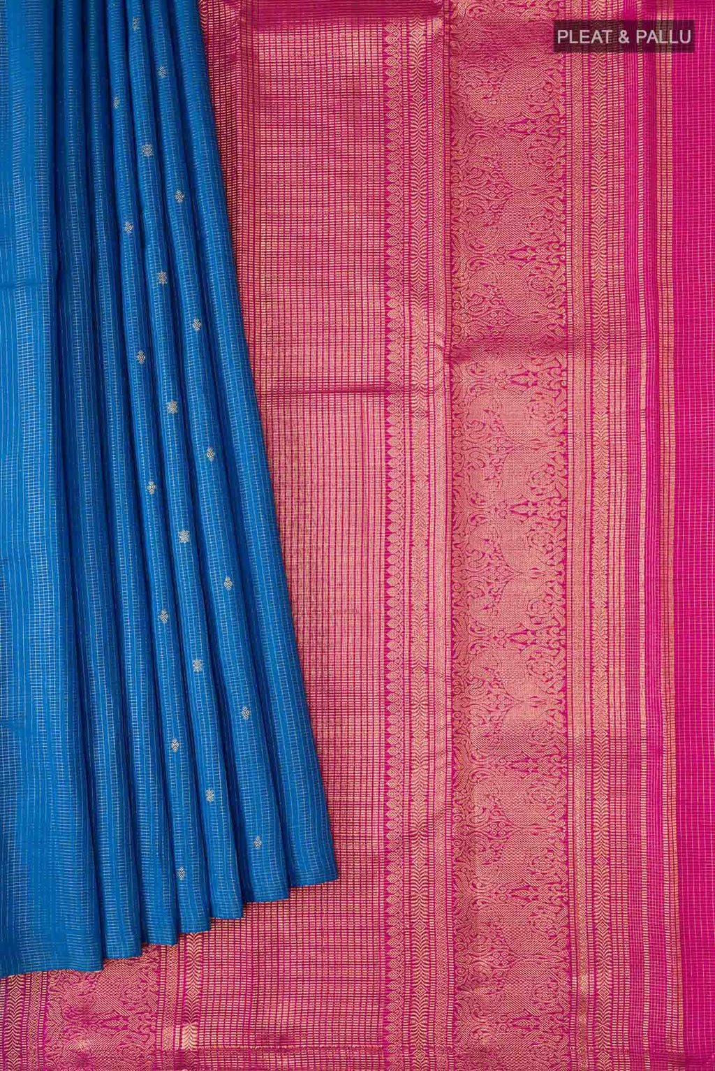 Blue Kanchipuram Silk Saree