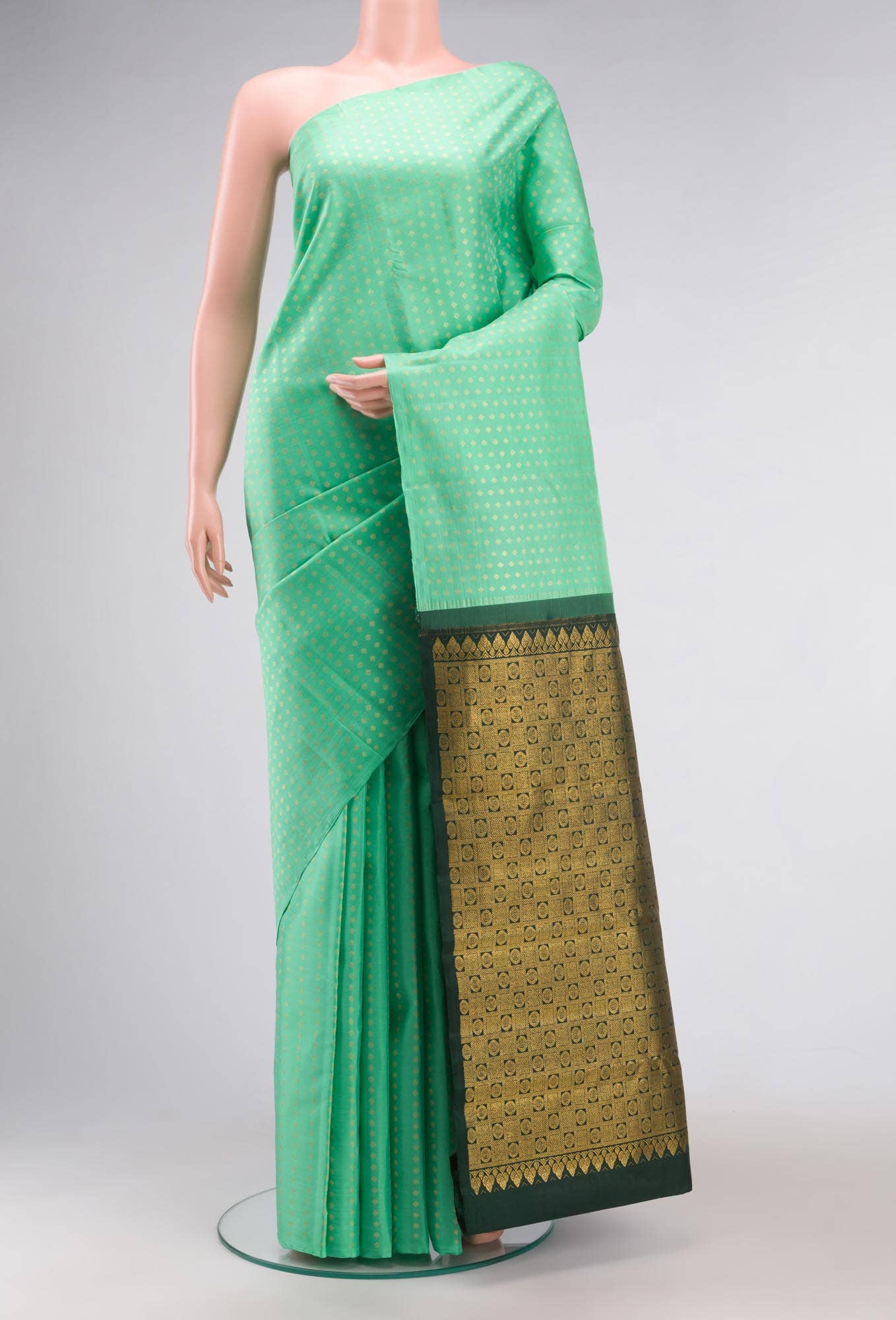 Green Kanchipuram Silk Saree