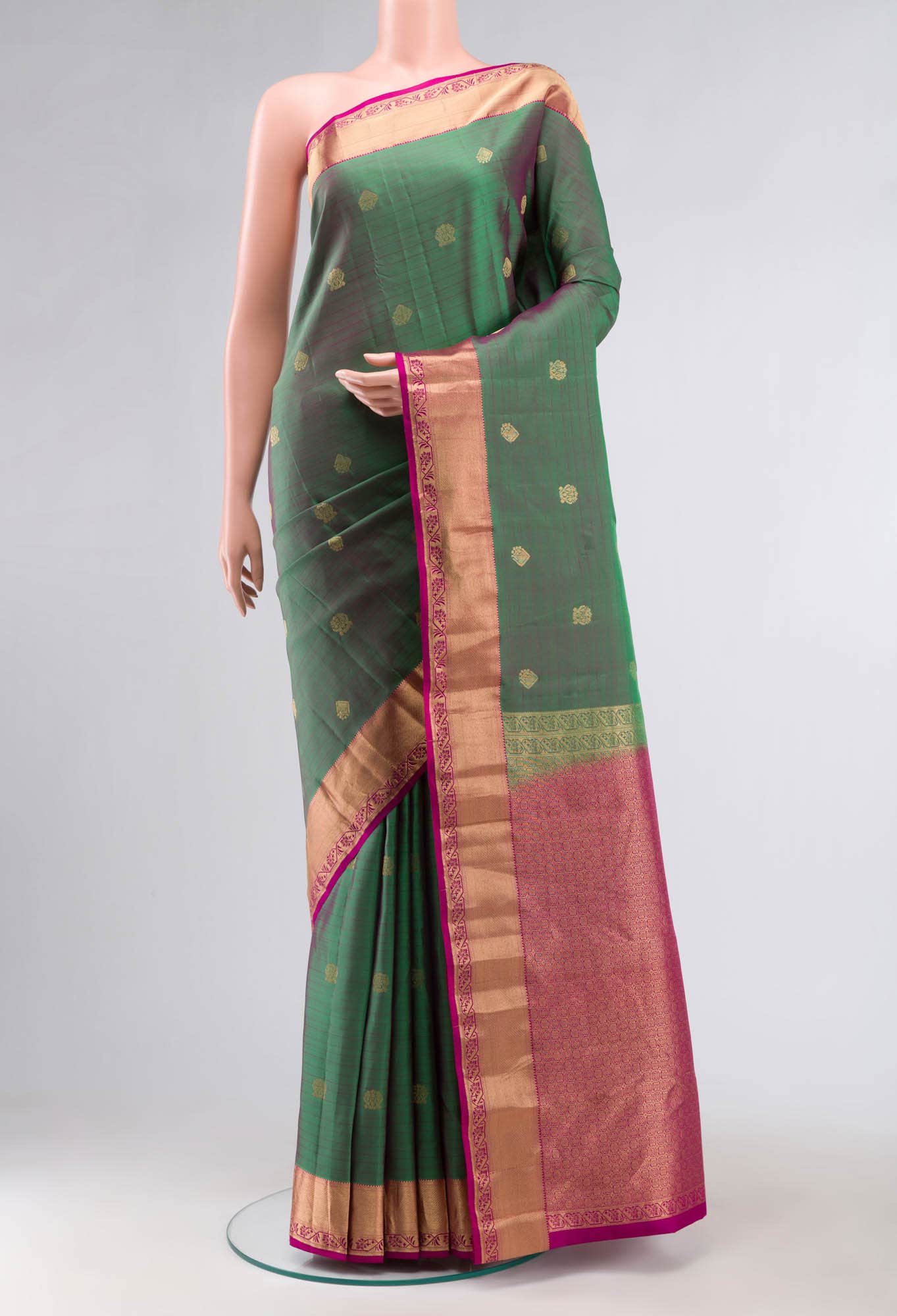 Green Kanchipuram Silk Saree