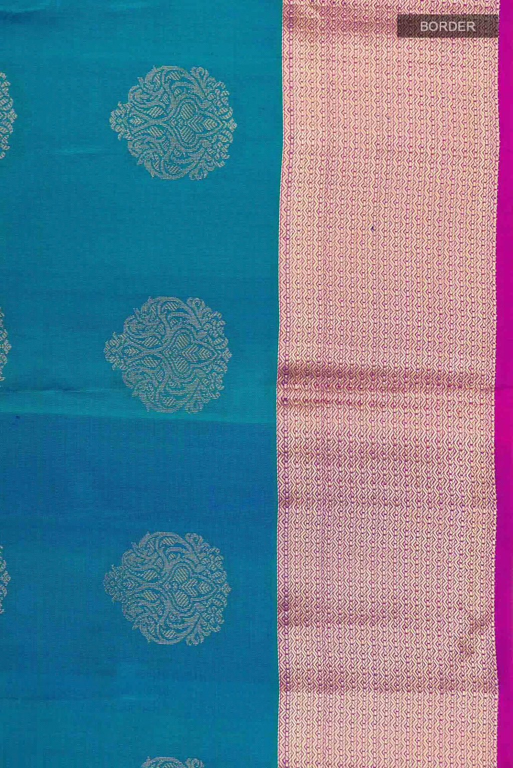 Blue Kanchipuram Silk Saree