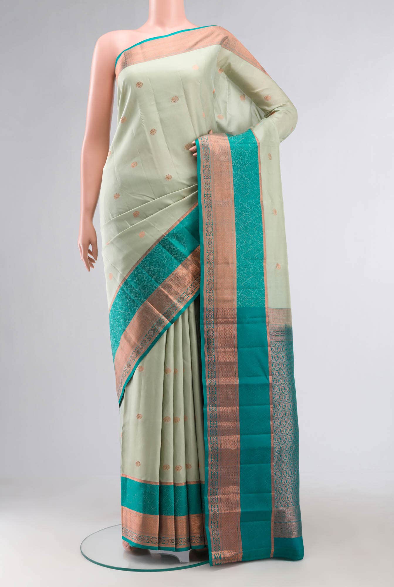 Green Kanchipuram Silk Saree