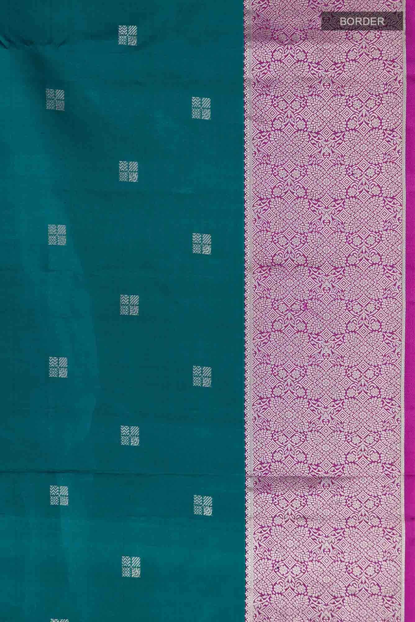 Blue Kanchipuram Silk Saree