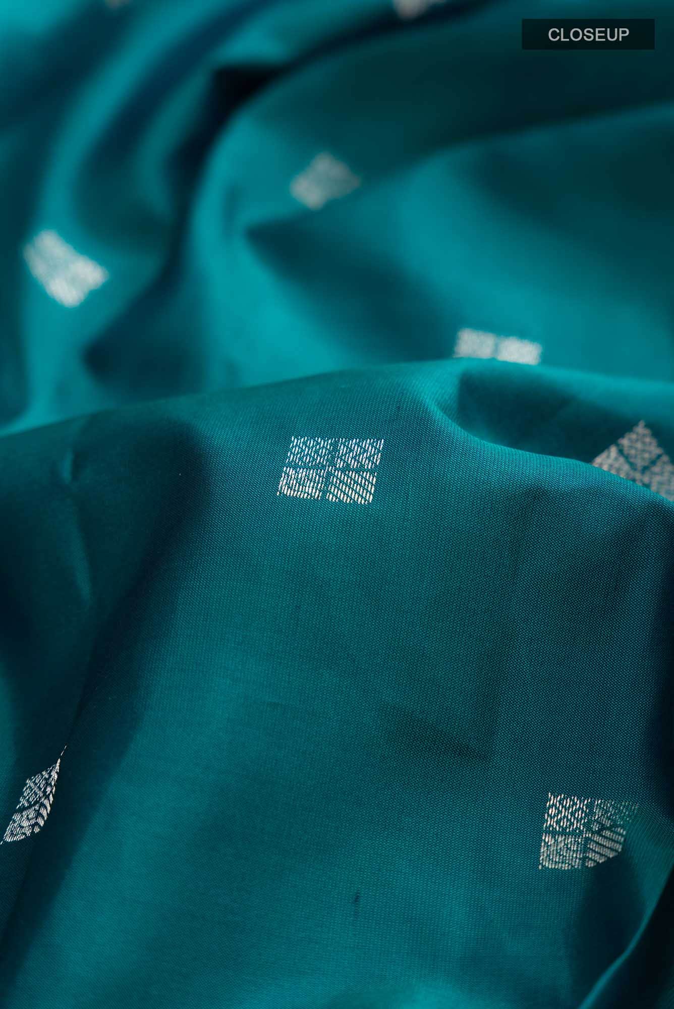 Blue Kanchipuram Silk Saree