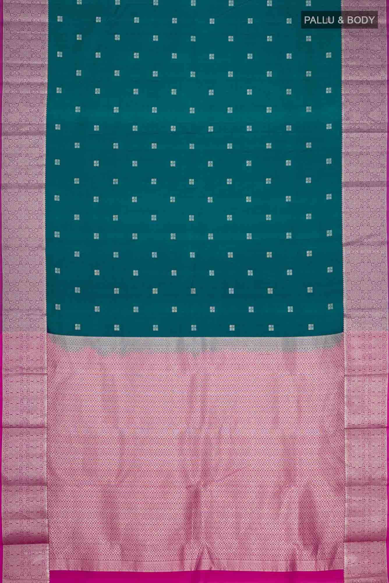 Blue Kanchipuram Silk Saree