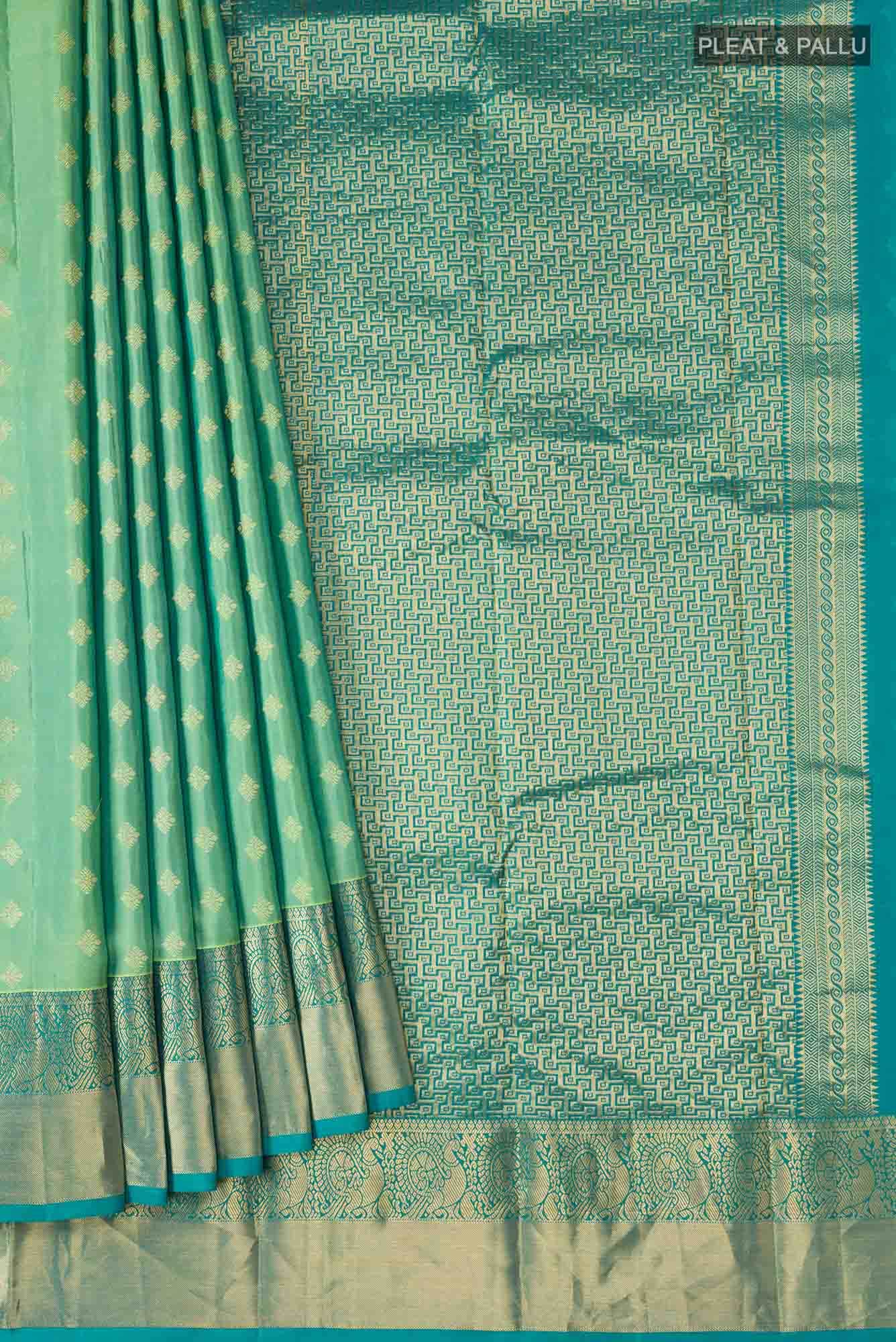 Green Kanchipuram Silk Saree